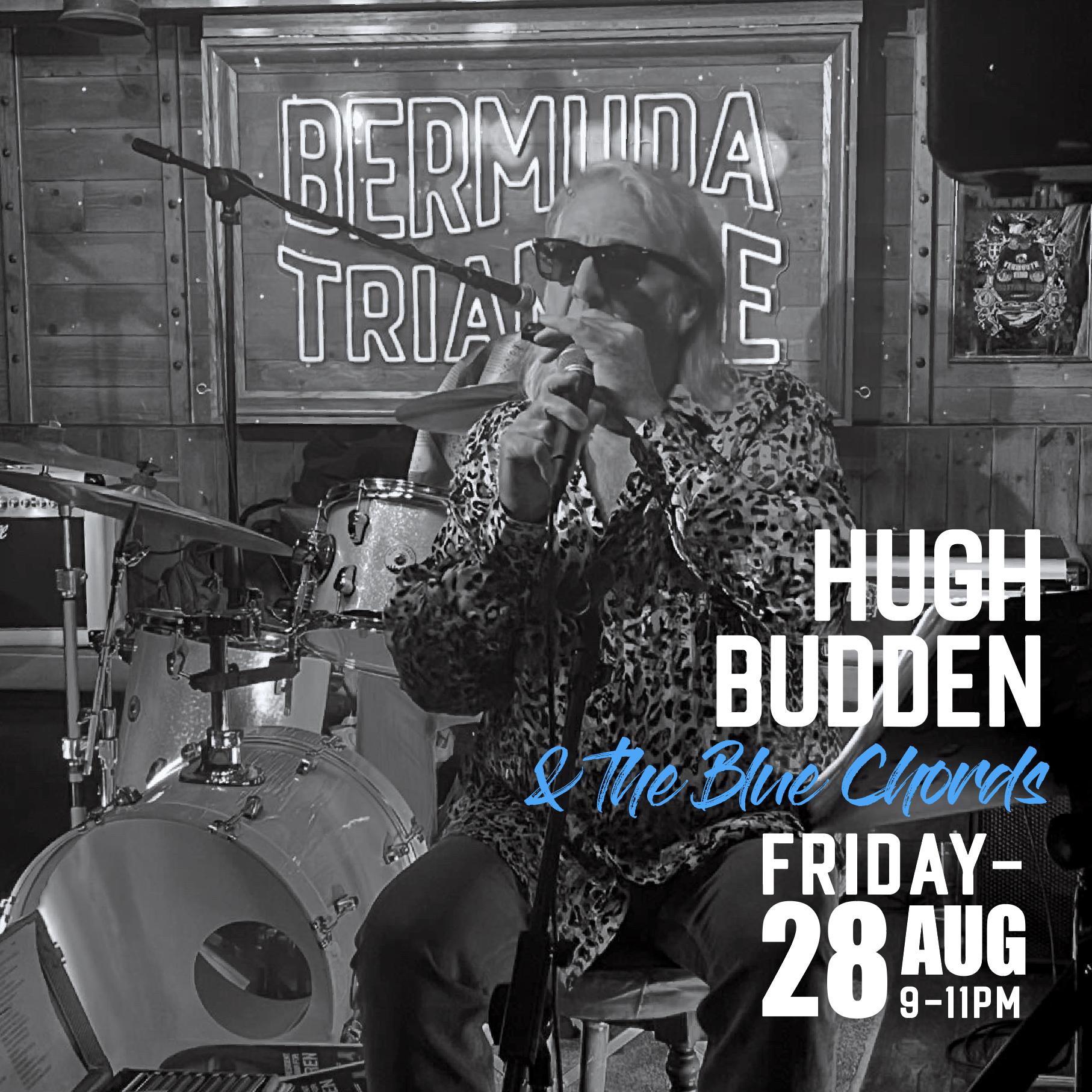 LIVE MUSIC:  Hugh Budden &amp; The Blue Chords 