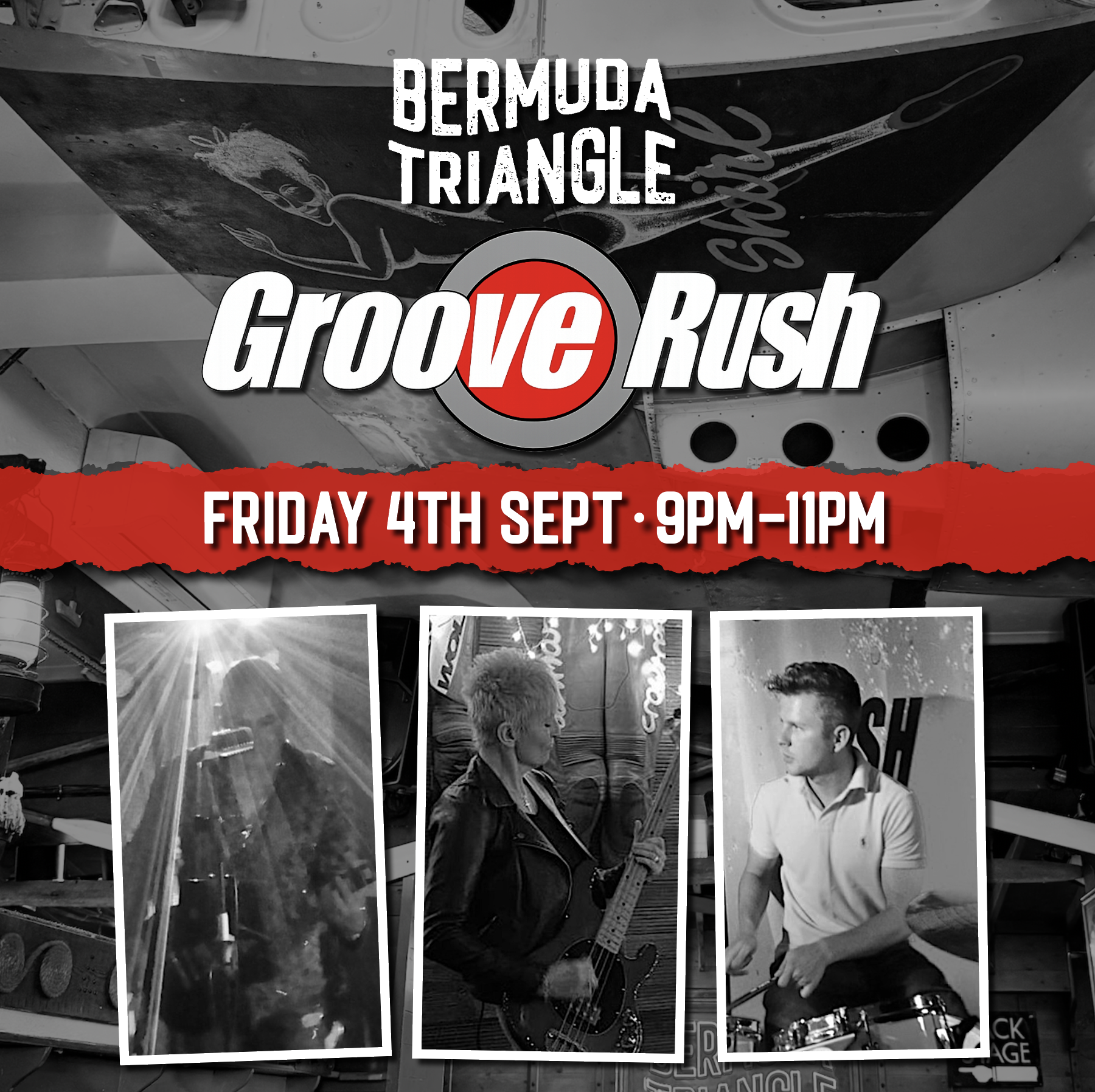 LIVE MUSIC:  Groove Rush 