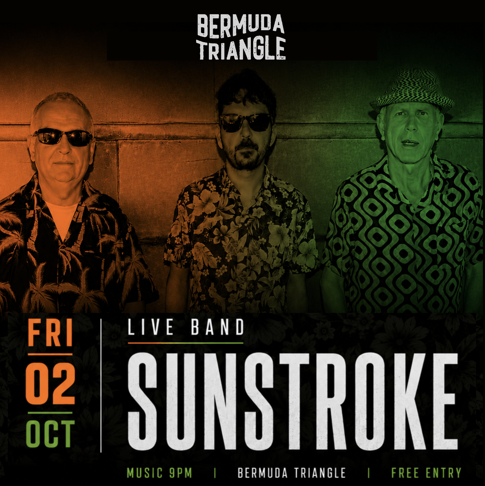 LIVE MUSIC:  Sunstroke 