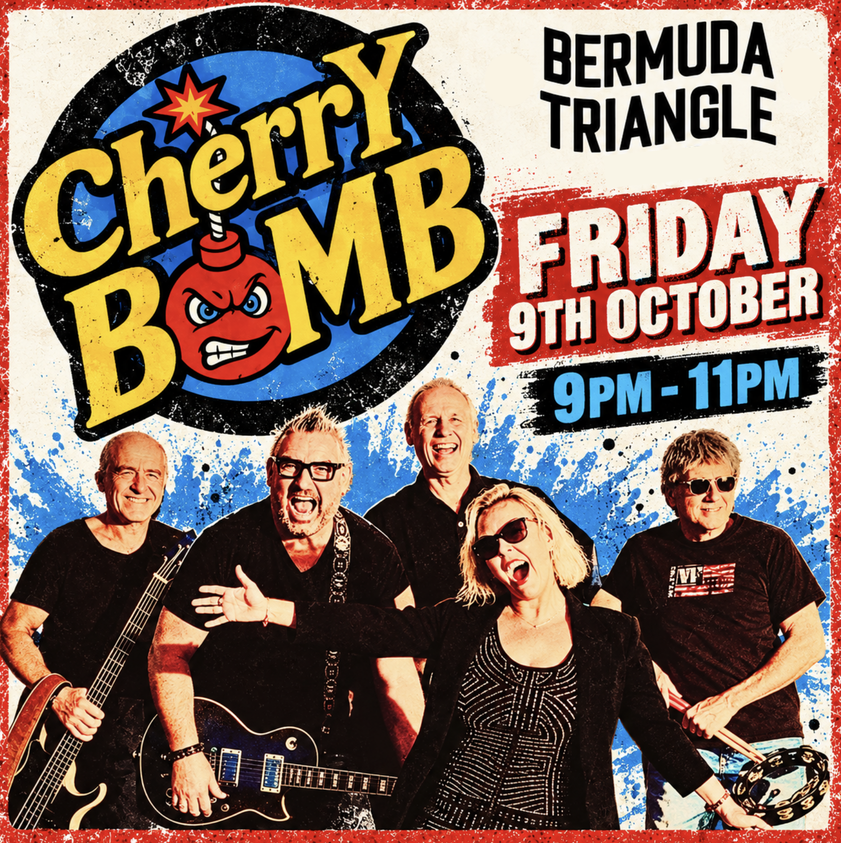 LIVE MUSIC:  Cherry Bomb Band