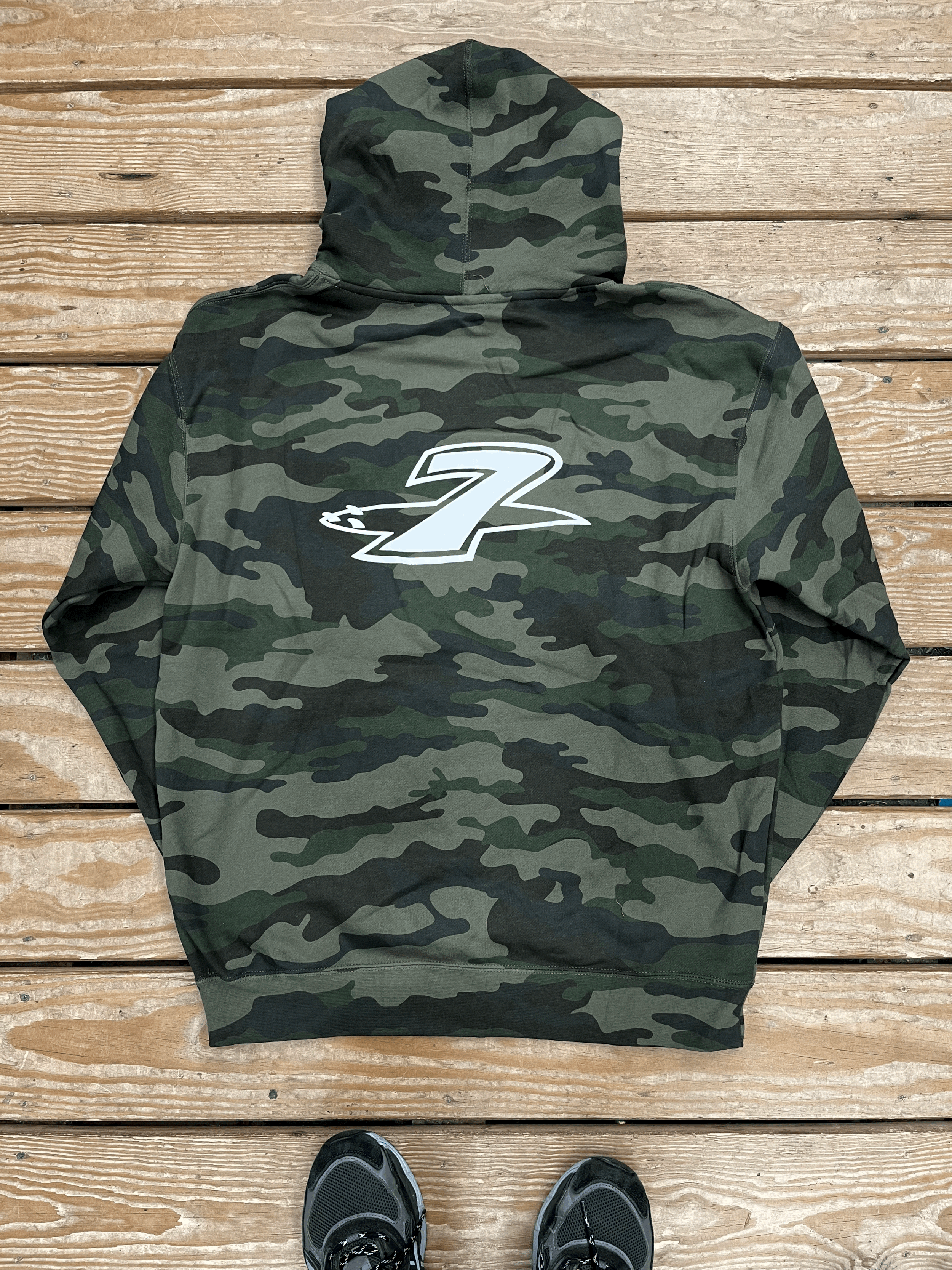 Mens Hoodie Fast Seven Camo