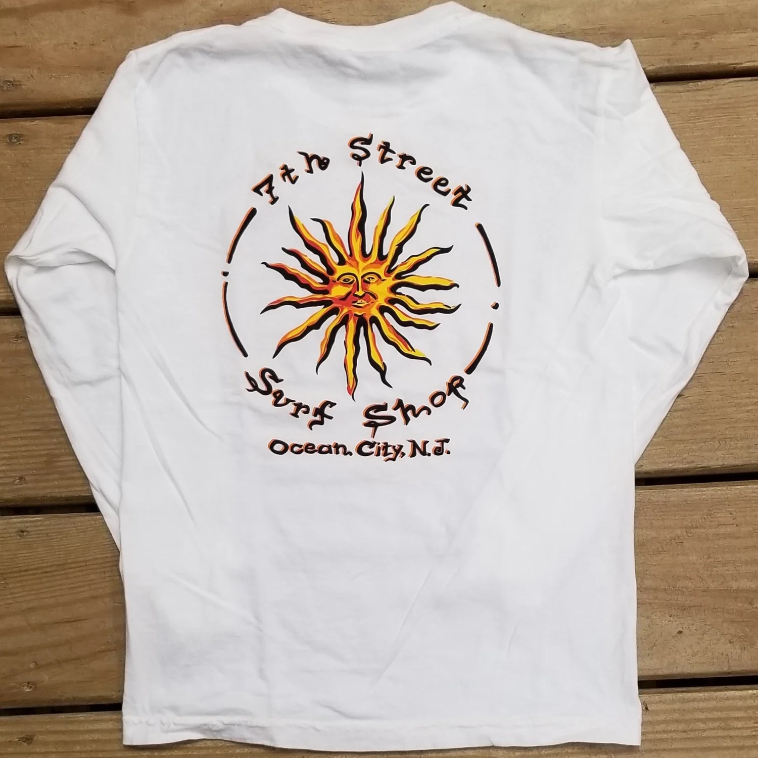 Youth Long Sleeve Tee Sun White — 7th Street Surf Shop | Ocean 