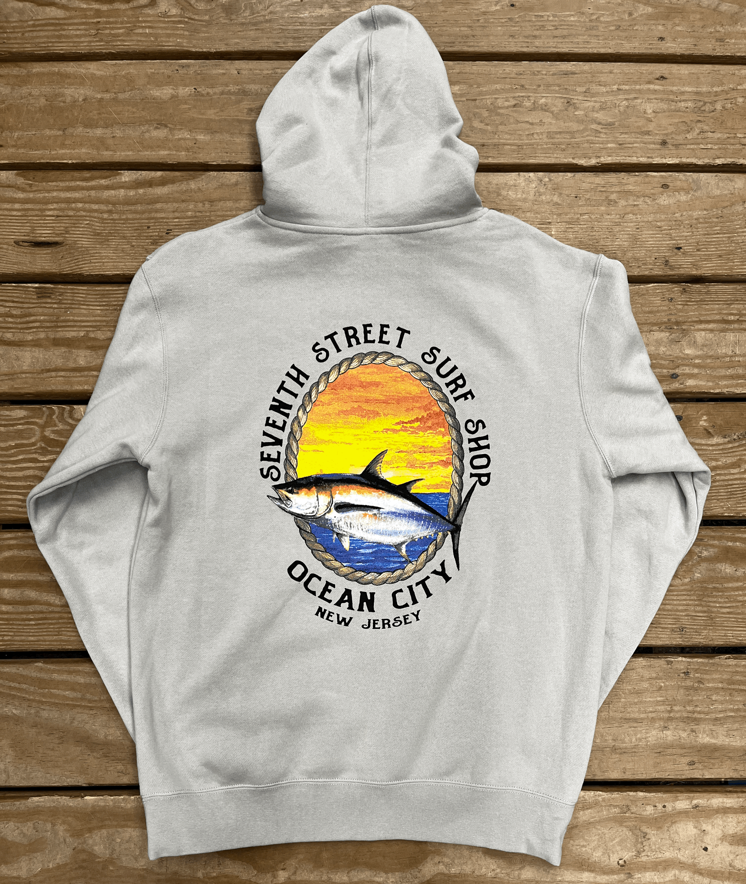 Mens Hoodie Marlin Tan