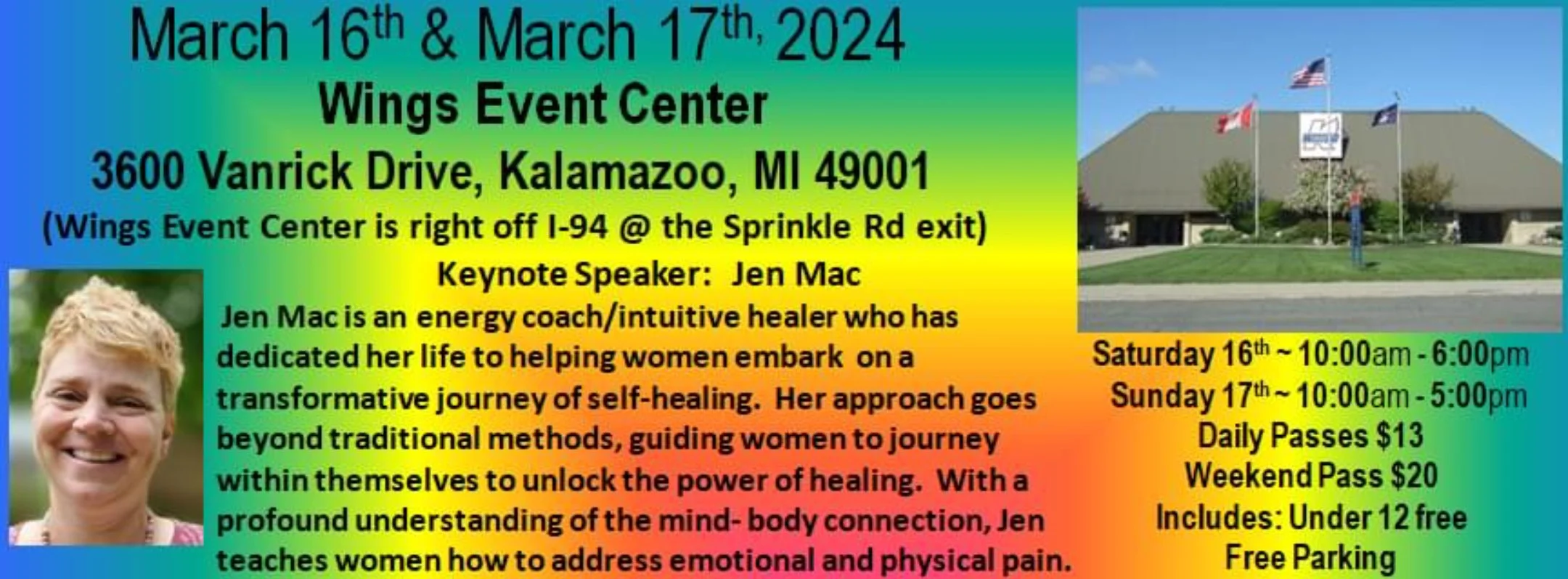 Healing Body and Spirit Spring 2024- Kalamazoo MI