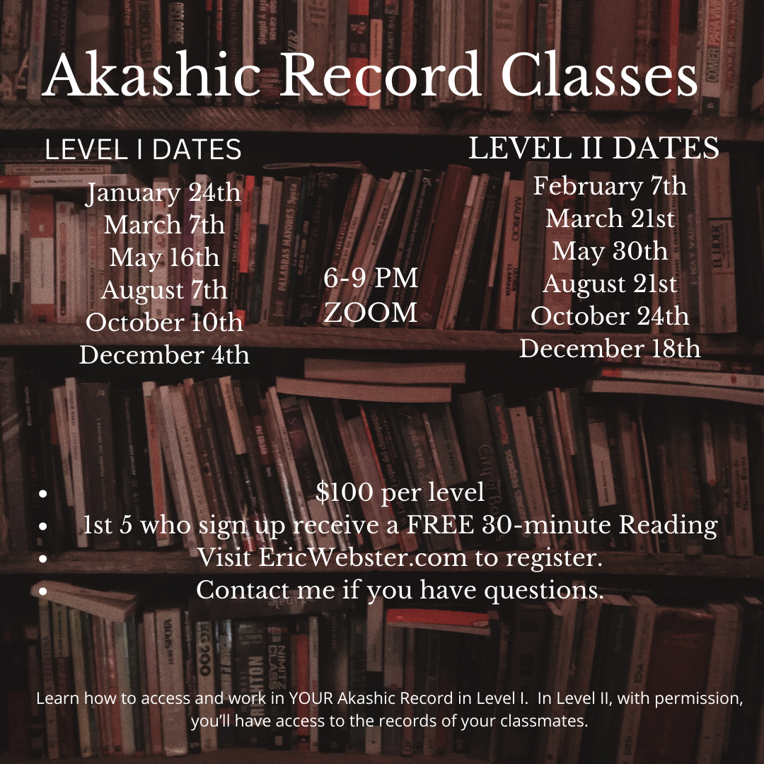 ~ Akashic Record Level I ~ Teleclass on ZOOM
