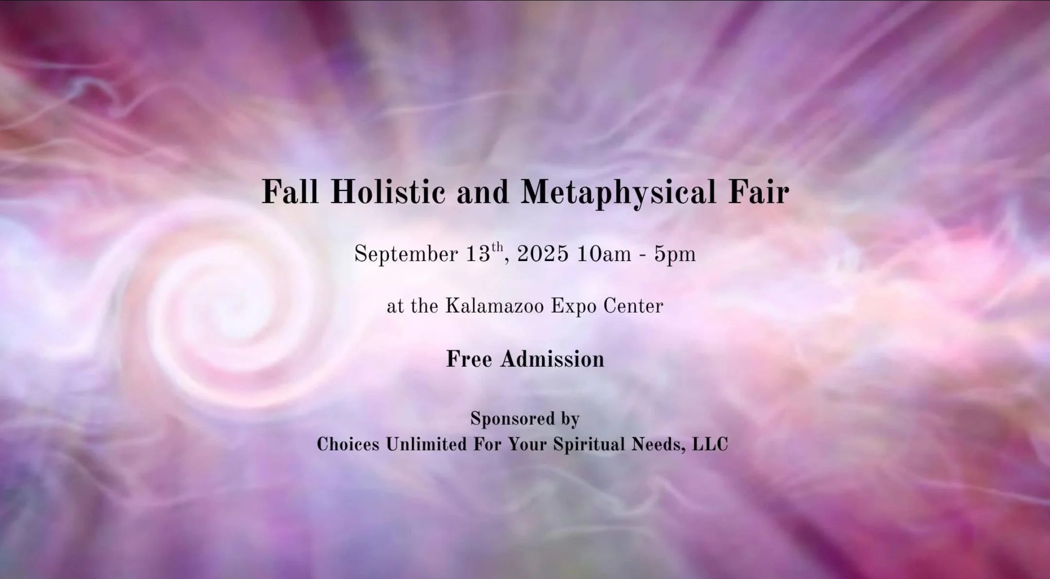 Fall Holistic and Metaphysical Fair ~ Kalamazoo Expo Center