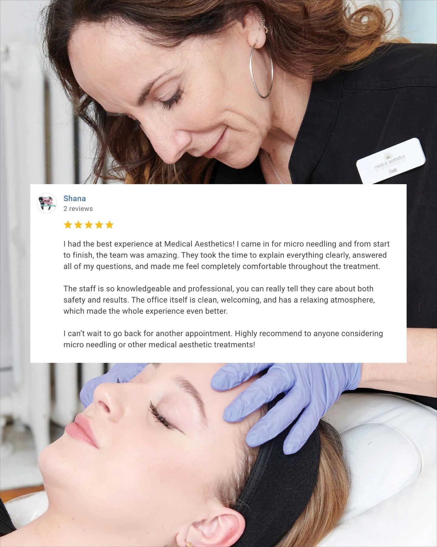 ✨ Glowing reviews like this make our day! ✨⁠
⁠
From start to finish, we&rsquo;re here to make sure every treatment feels safe, comfortable, and effective. 💆&zwj;♀️💖⁠
⁠
Thank you for trusting us with your skin journey, we can&rsquo;t wait to see you