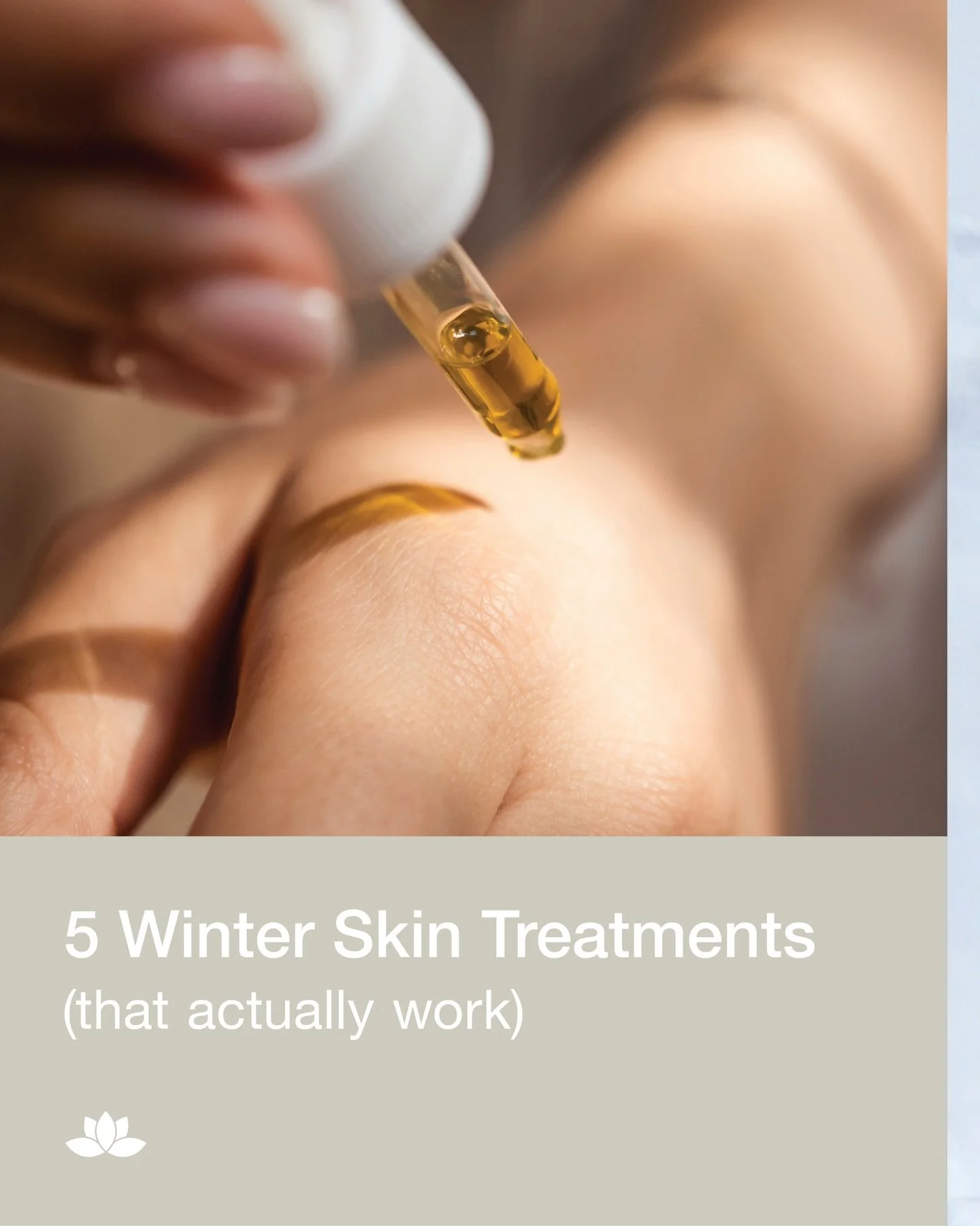 Winter skin needs different solutions. ❄️ If your skin feels dry, dull, irritated, or just not cooperating, it&rsquo;s not you, it&rsquo;s the weather. 🥶

We&rsquo;re sharing 5 winter skin treatments that -actually- work, and why this is the best ti