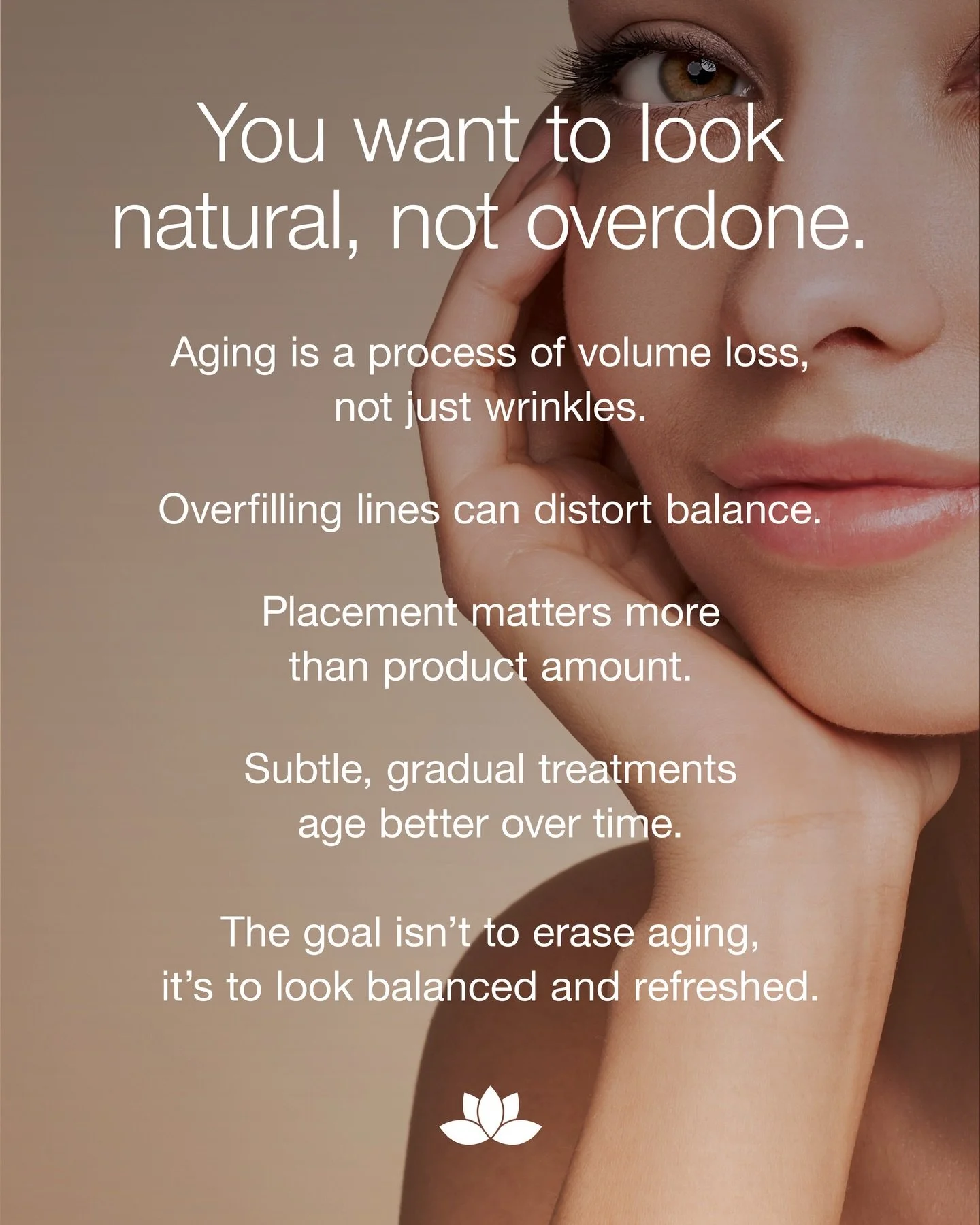 You don&rsquo;t need more filler, you need the right approach.

Aging isn&rsquo;t just about wrinkles. It&rsquo;s about changes in facial volume, structure, and balance. When treatments are strategic and gradual, results look natural, refreshed, and 