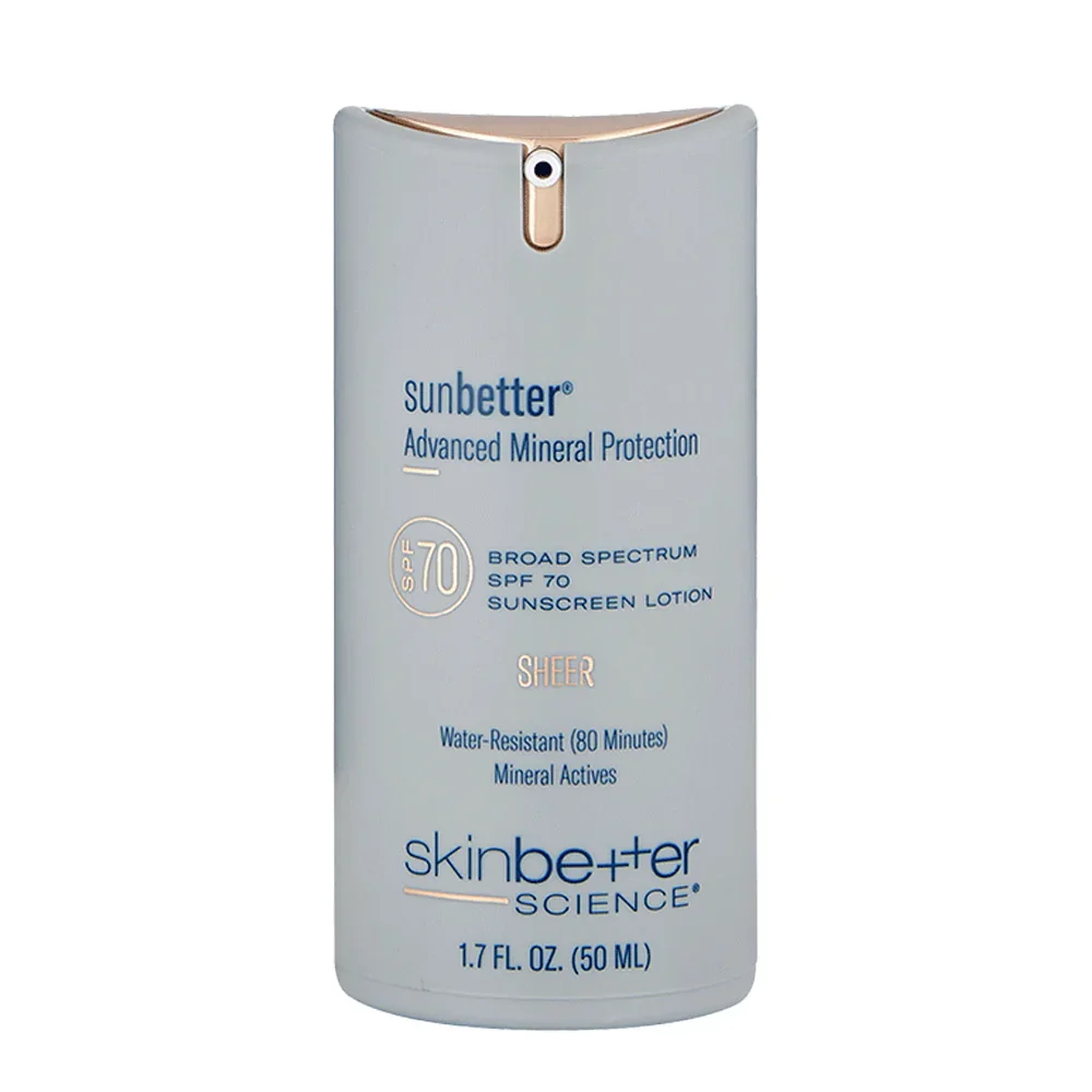skinbetter science sunbetter Sheer SPF 70 Sunscreen Lotion