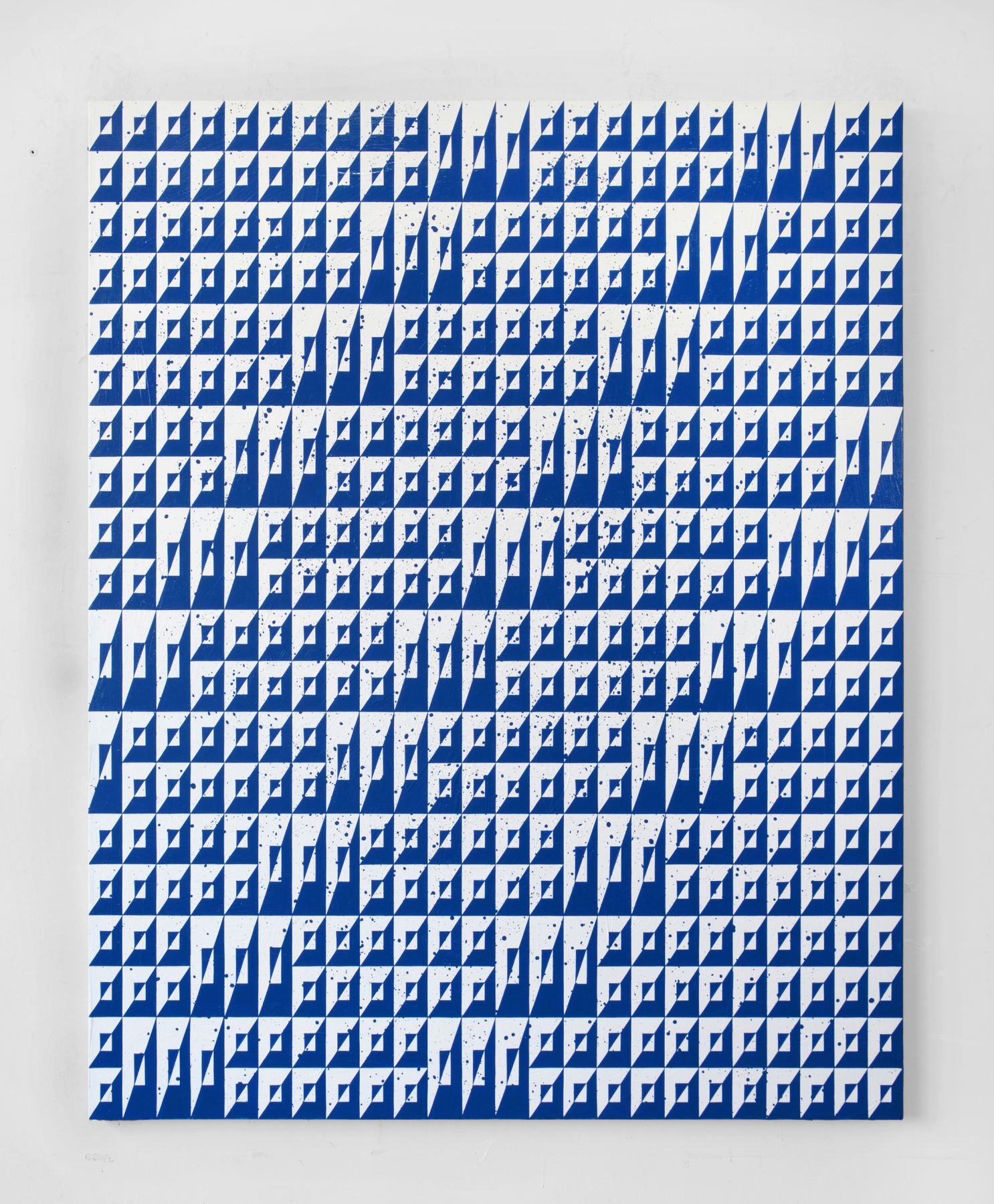 Matt Mignanelli Allegory , 2016 Enamel and acrylic on canvas, 60 x 48 inches