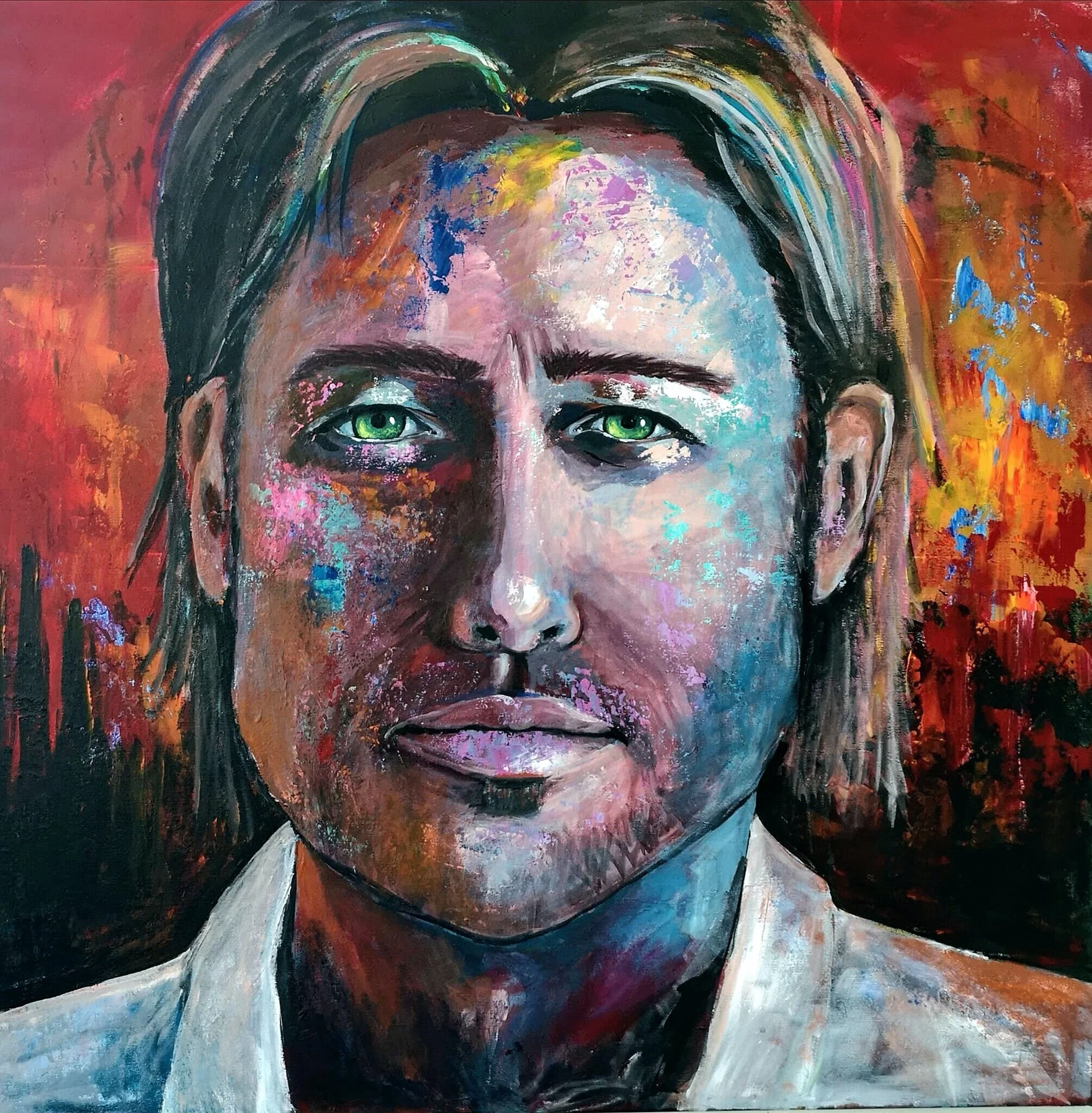 Cicilie Svanem painting