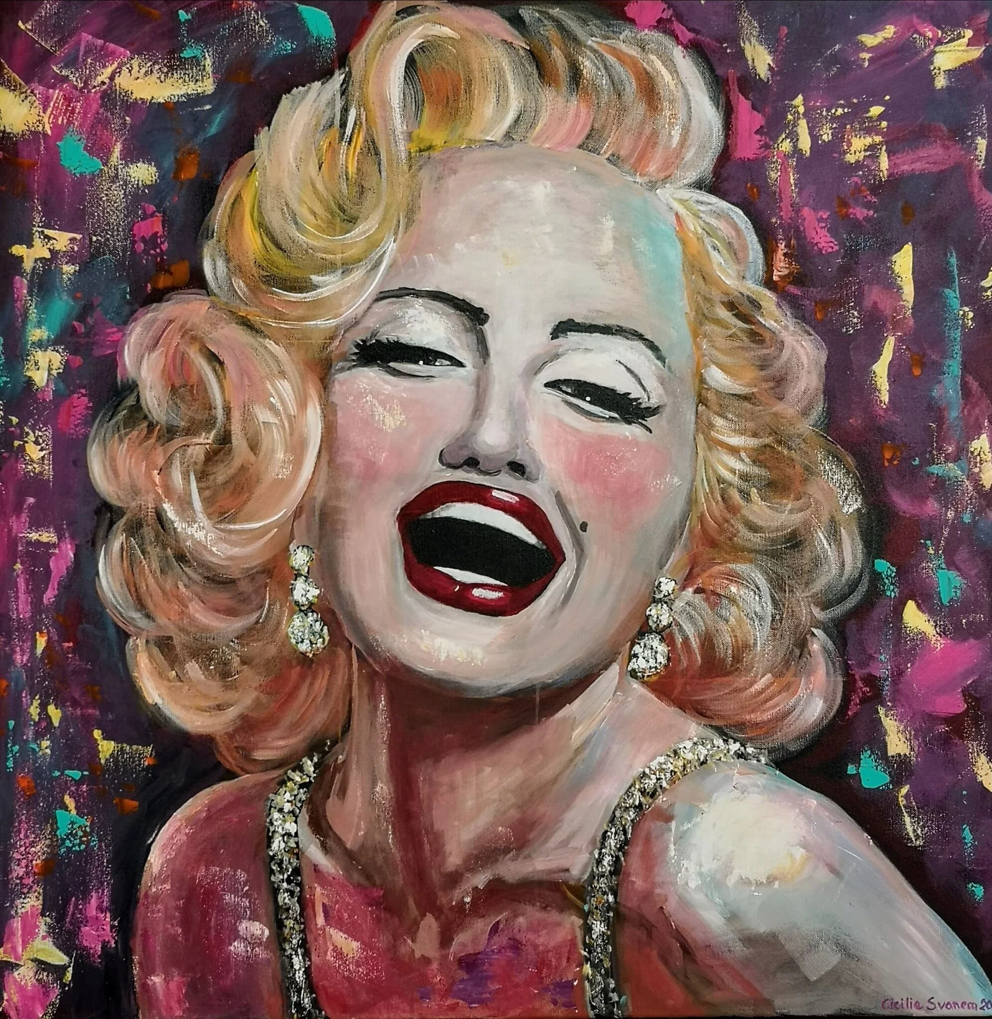 Marilyn Monroe painting