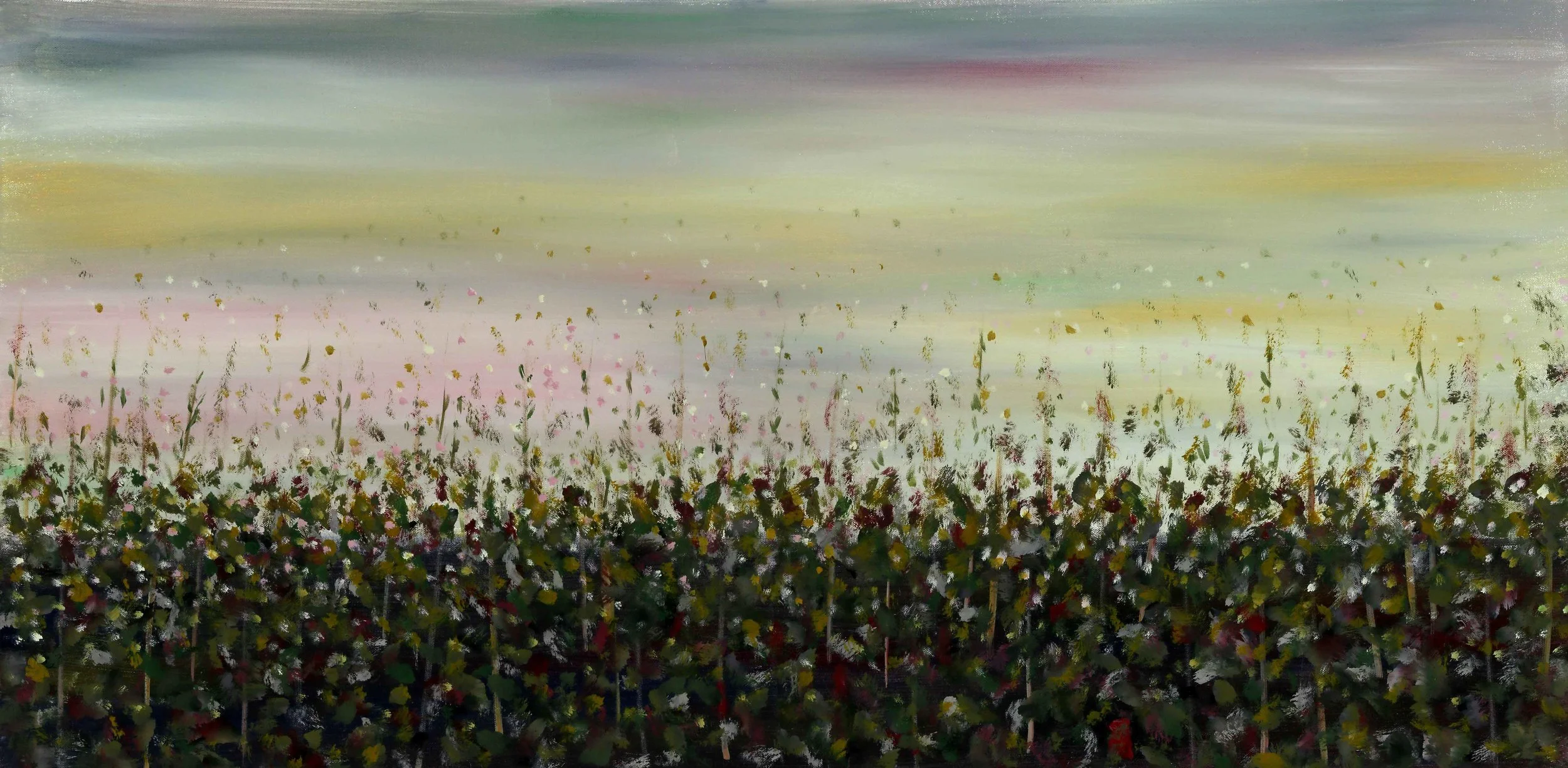 A Darkness and A Light 48"H x 24"W x 1.5"D