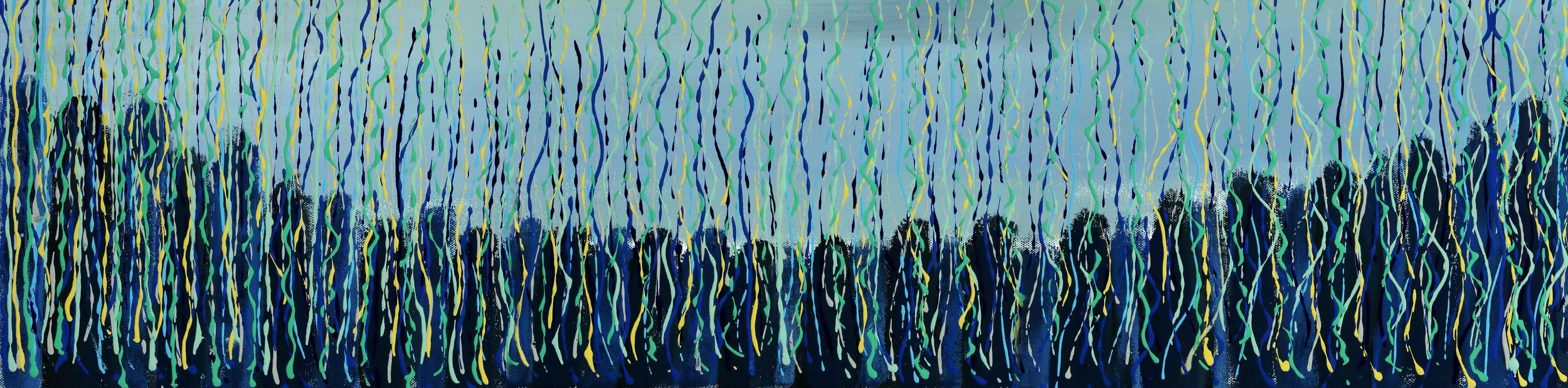 Blue Breeze 16"H x 40"W x 1.5"D
