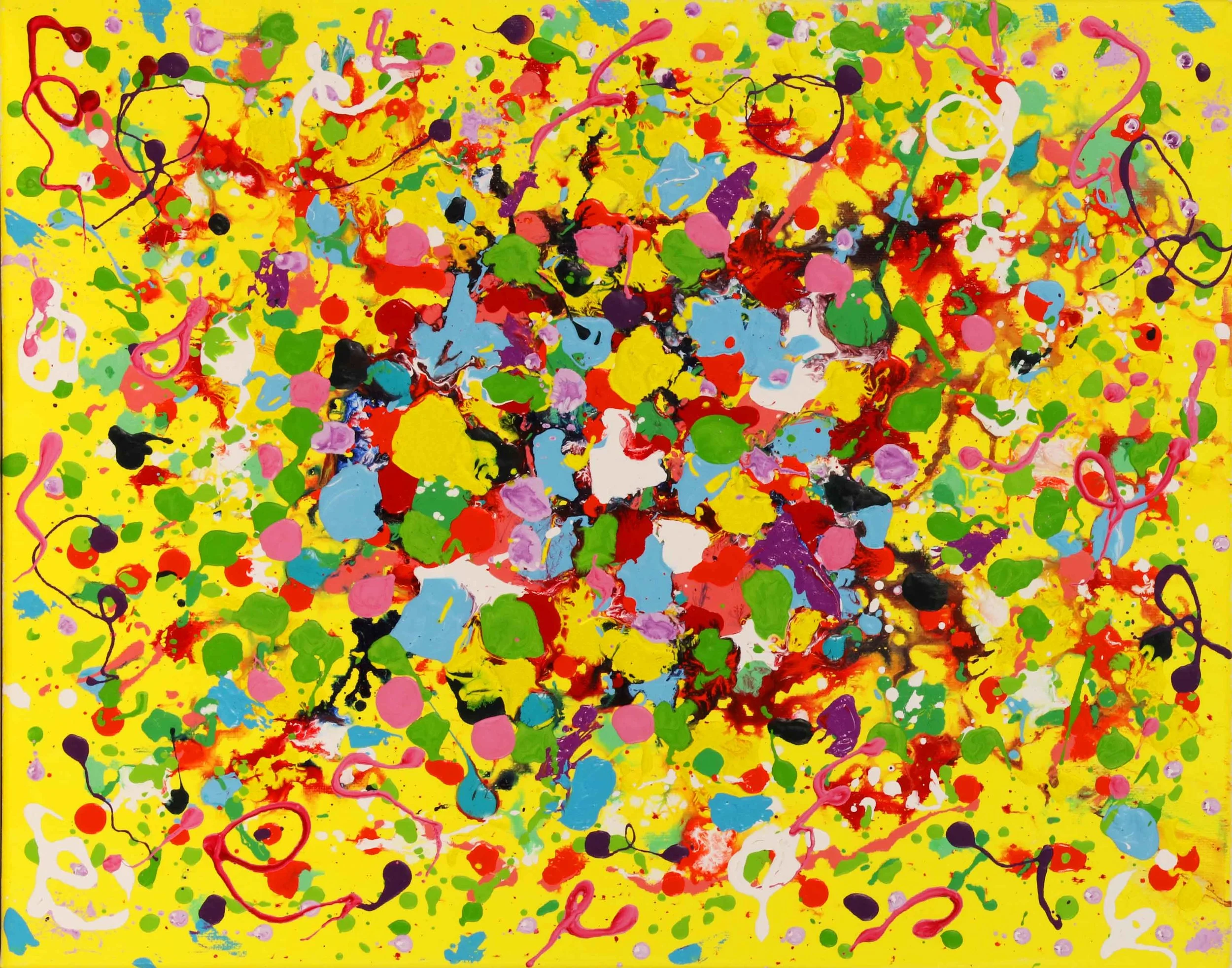 Bubblegum Bloom 20"H x 16"W x .75"D