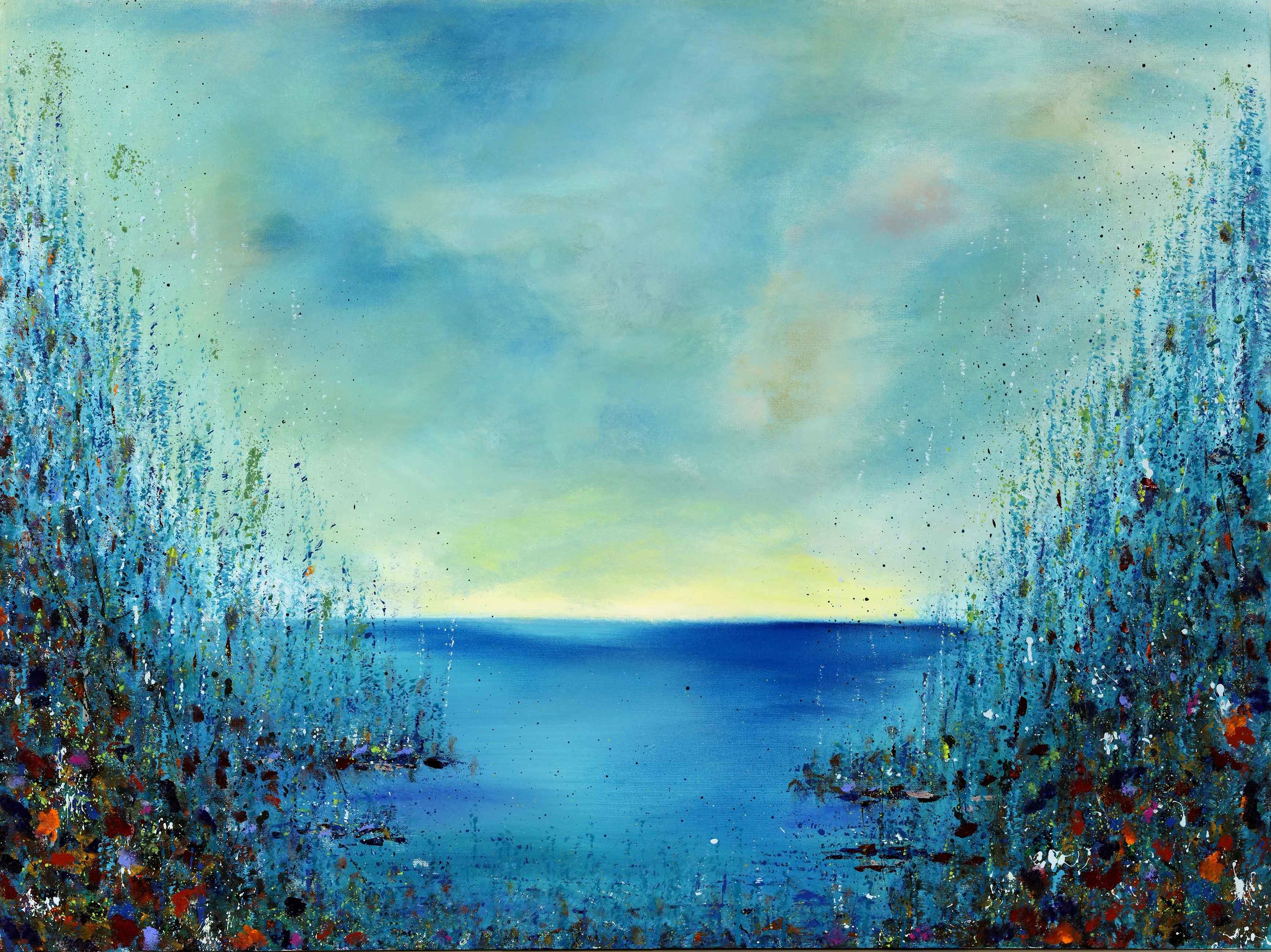 By The Sea 36"H x 48"W x 1.5"D 