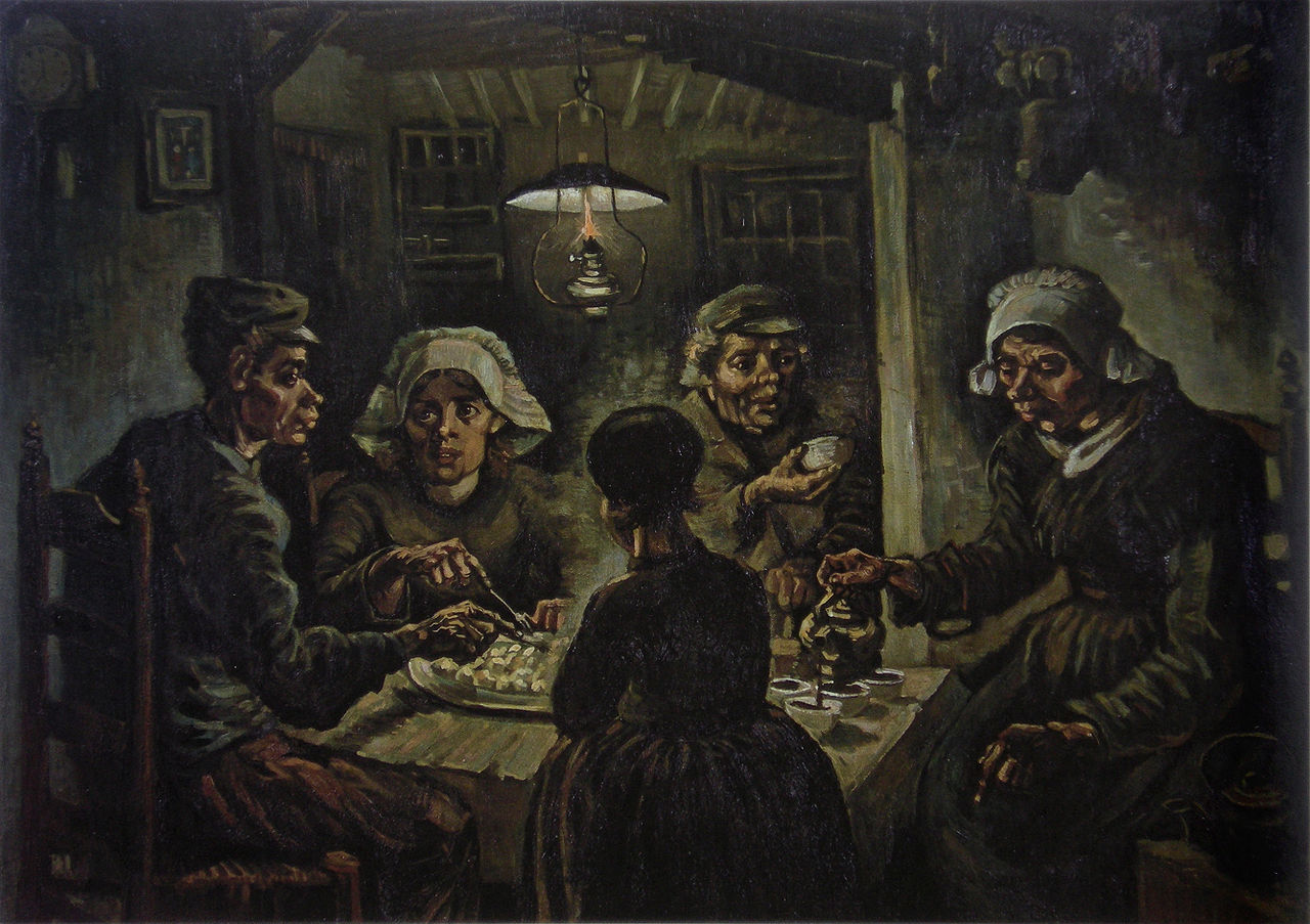 The Potato Eaters, 1885