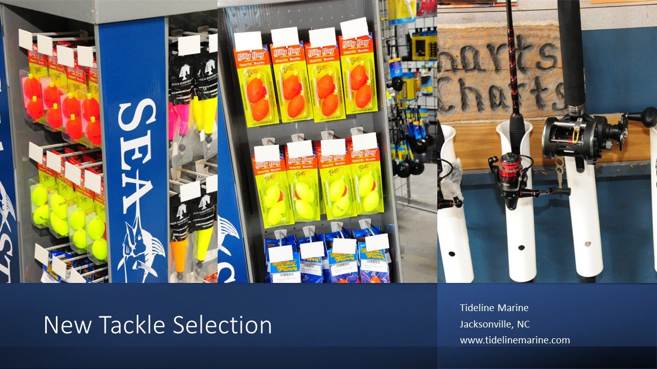The fishing season has come!
Check out our tackle selection at #tidelinemarine in #jacksonvillenc or online at www.tidelinemarine.com