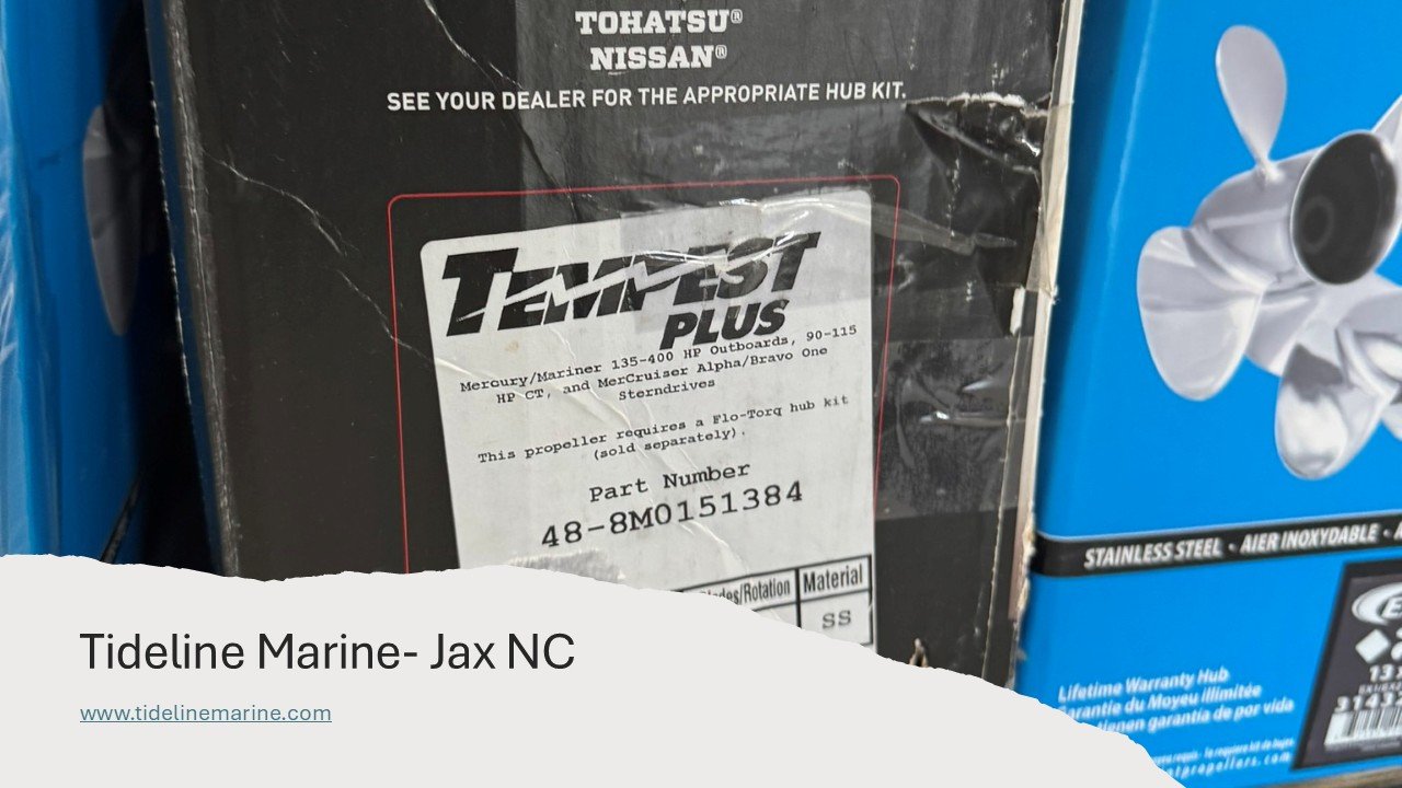 Props....We have them in Stock
HOWEVER; WE DO NOT KNOW WHAT WILL WORK ON YOUR BOAT---PLEASE DO YOUR RESEARCH FIRST...
#tidelinemarine in #jacksonvillenc or www.tidelinemarine.com
Where you can find all of your #boating #fishing #bait #tackle and oth