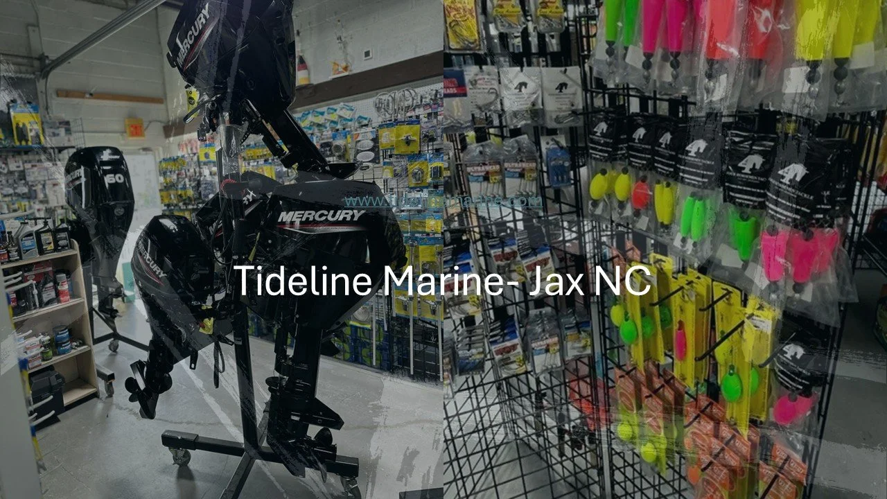 We got ya covered!
Come check us out at #tidelinemarine for all of your #boating #fishing #bait and #tackle needs in #jacksonvillenc
www.tidelinemarine.com