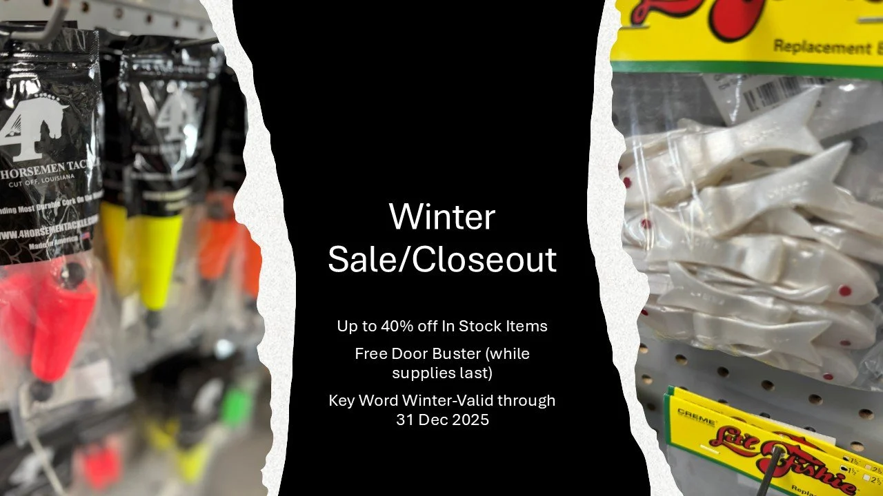 Need Gifts?
Nov 26- Closing 2pm
Closed Thanksgiving
10-?? Nov  28th
Normal hours Starting 29 Nov 25
#tidelinemarine #jacksonvillenc #sales #blackfriday #christmas2025  #giftideas #bait #tackle #boat #boating #fishing #shoplocal #familyowned