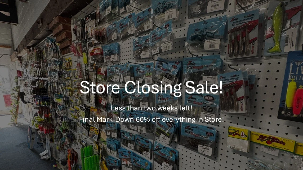 STORE CLOSING SALE  at #tidelinemarine
60% off all In Stock Items!
Less than 2 weeks left! stop by and see what we have left!
www.tidelinemarine.com