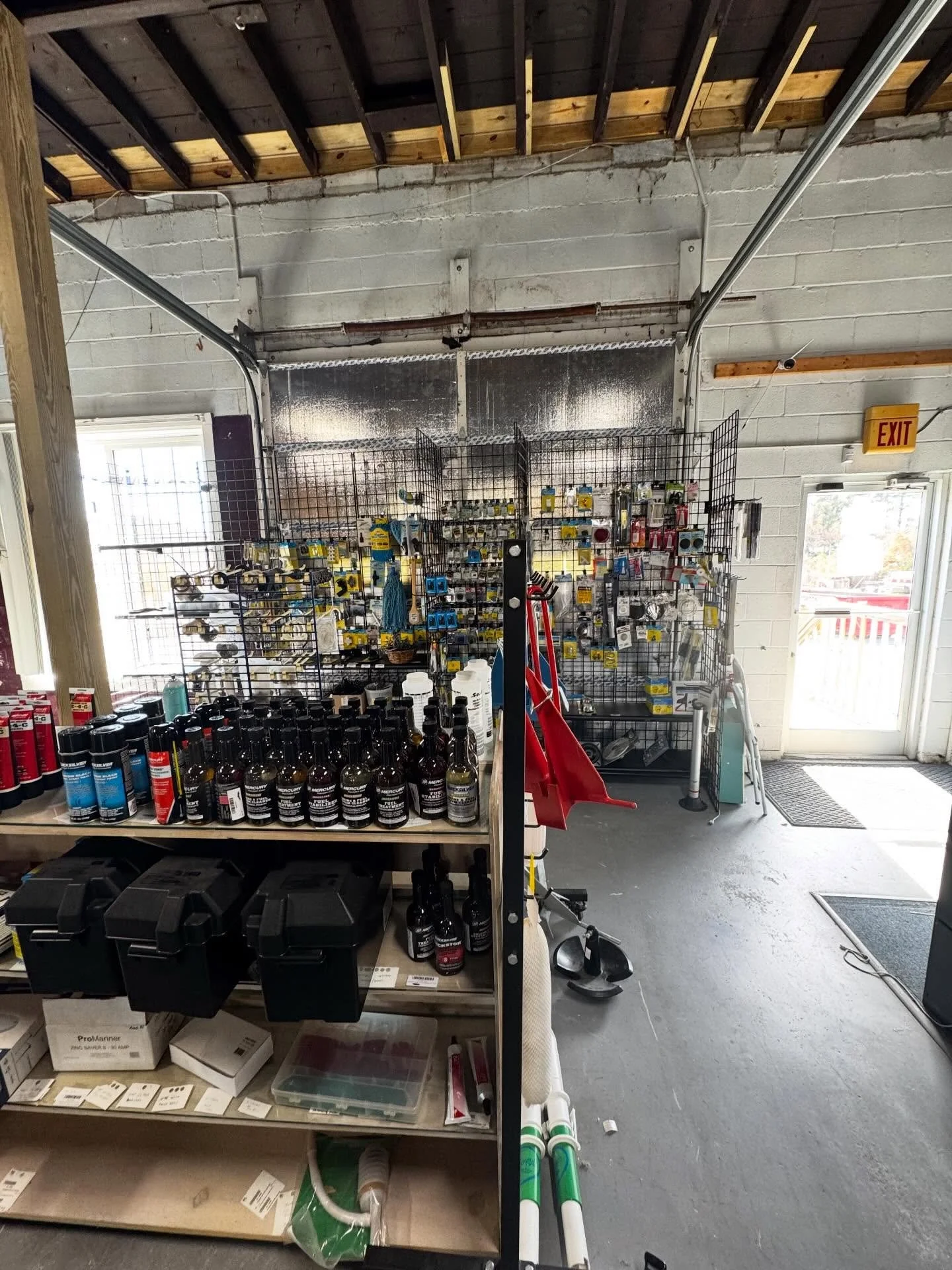 Stop by. A few things left on the shelves!  Tools, engine stands, bulk parts, ect still available #tidelinemarine #onslowcounty #boating #bait #tackle