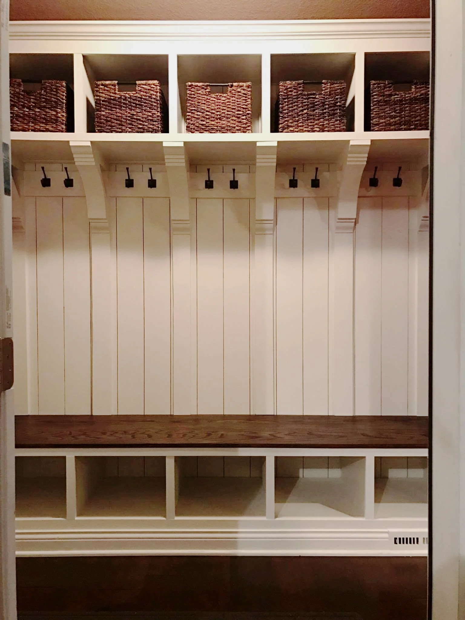 Mudroom Lockers -Build Against The Grain Woodworking Co., LLC