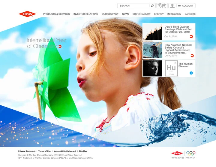DOW website / Agency: R/GA