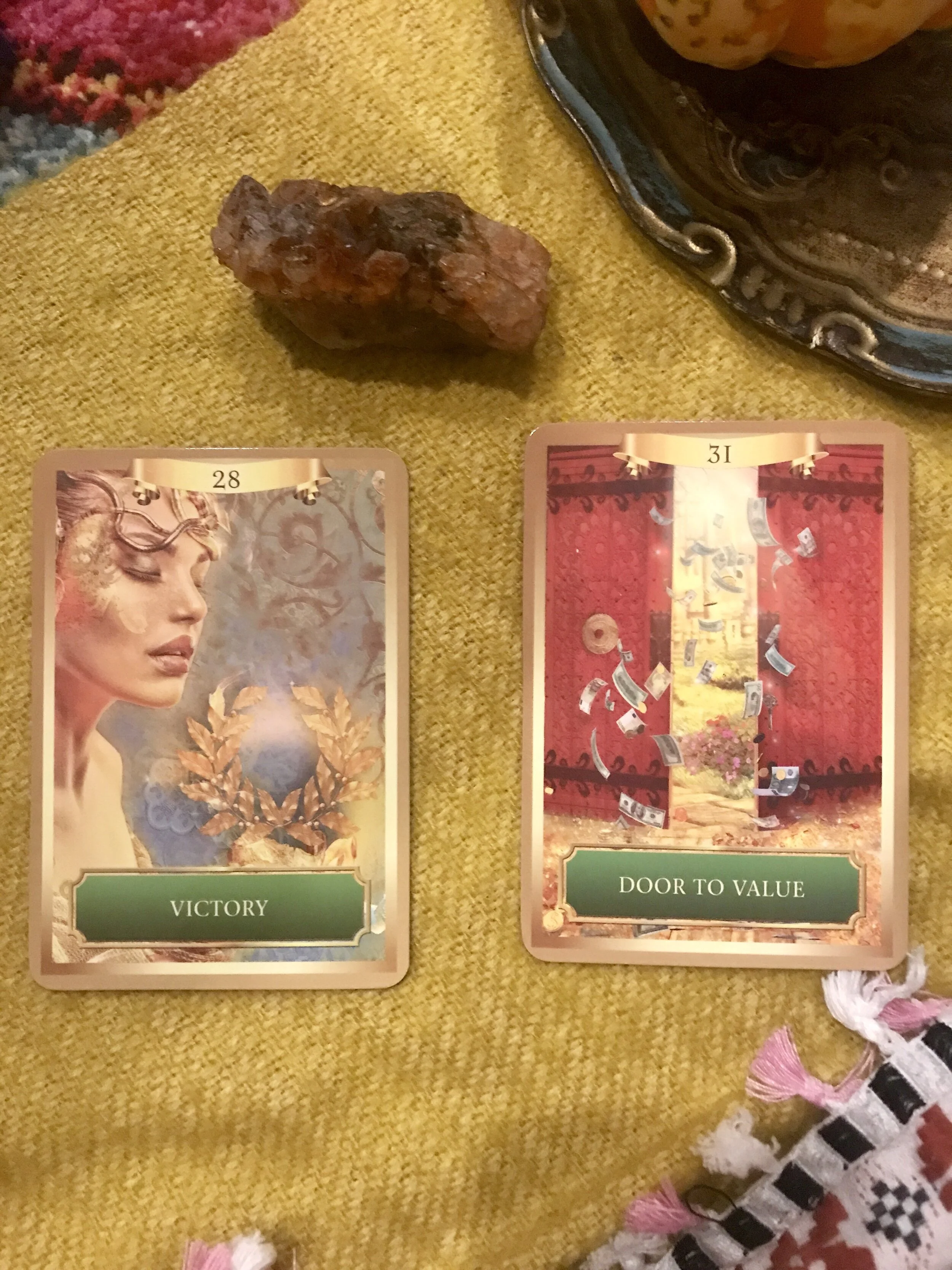 Cards pulled during the Evocation