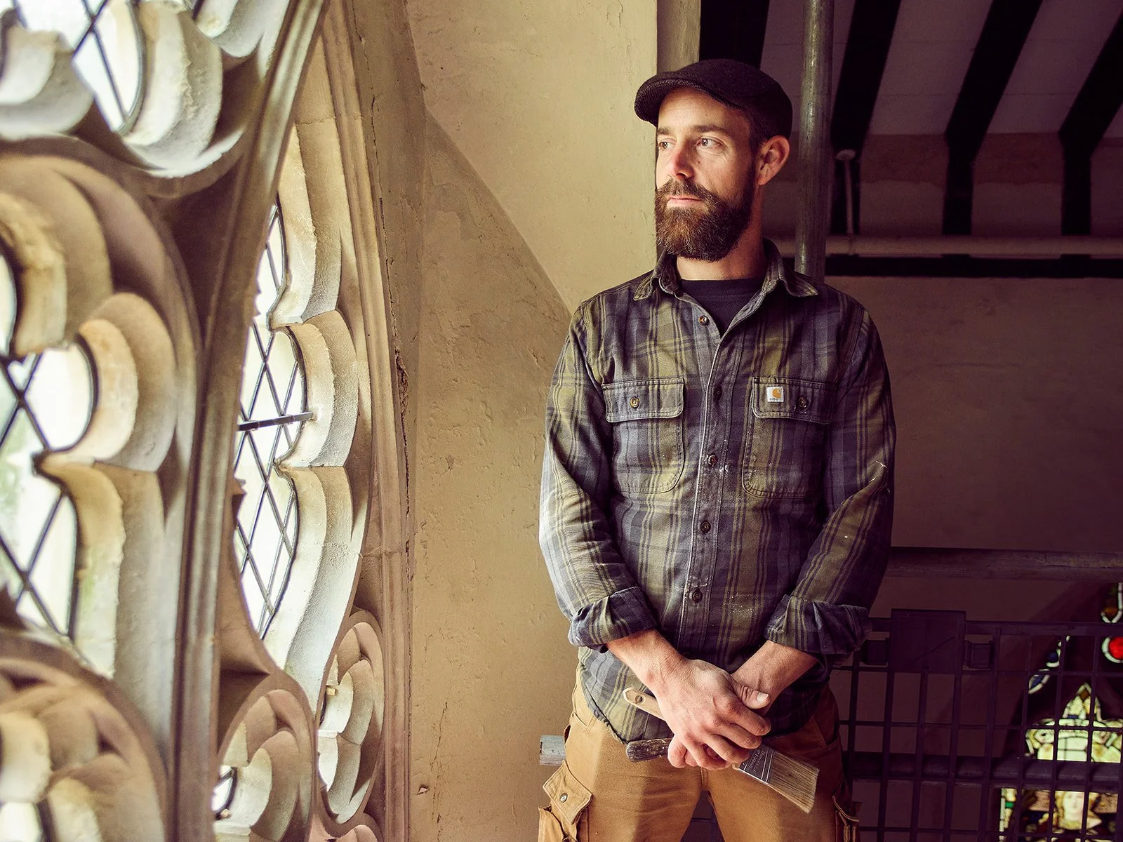 Neil Forkes - Stained Glass Craftsman - Editorial Portraits