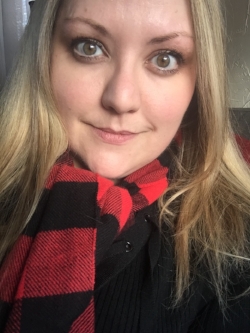 A new winter scarf and blonde highlights to kick off December!