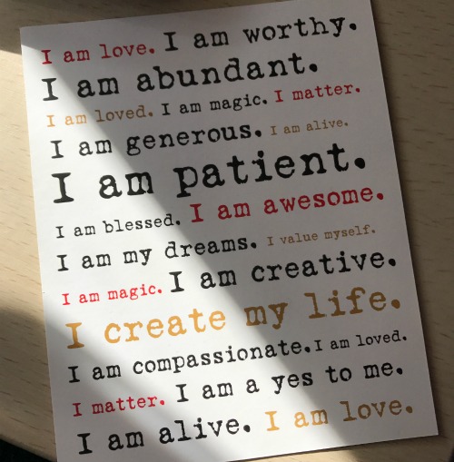 I bought an affirmation deck from The Joyologist and this was the first card in the bunch. Big fat letters, center, impossible to miss: i am patient. HA! A sign, surely.