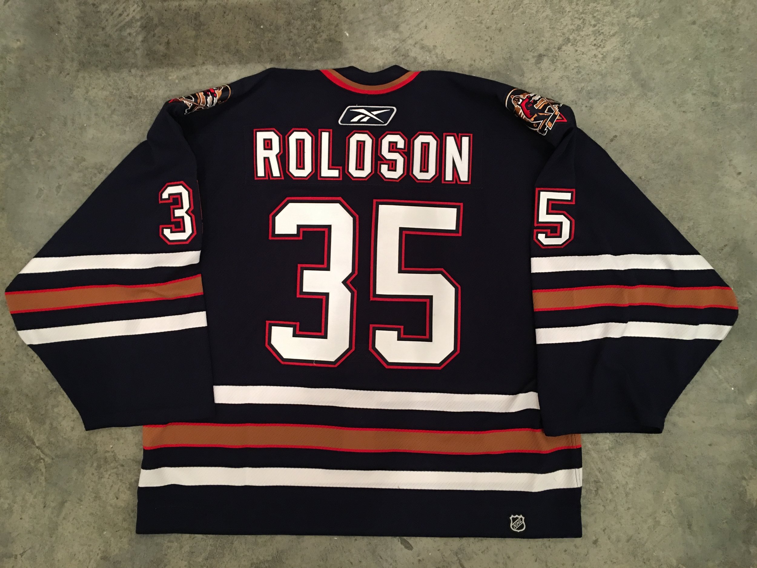 2004 NHL All Star Game Dwayne Roloson CCM Sewn Jersey