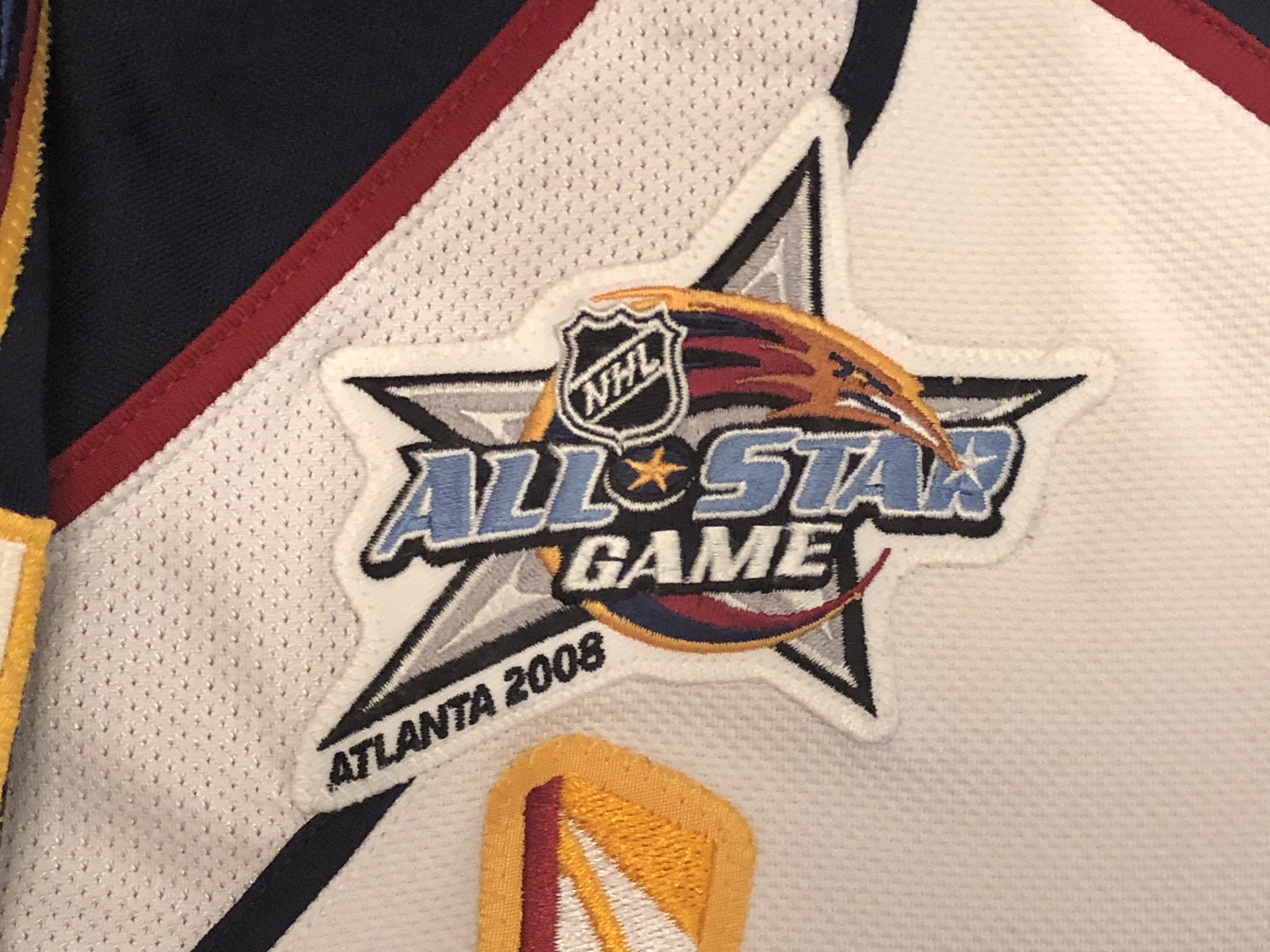 Johan Hedberg Thrashers — Game Worn Goalie Jerseys