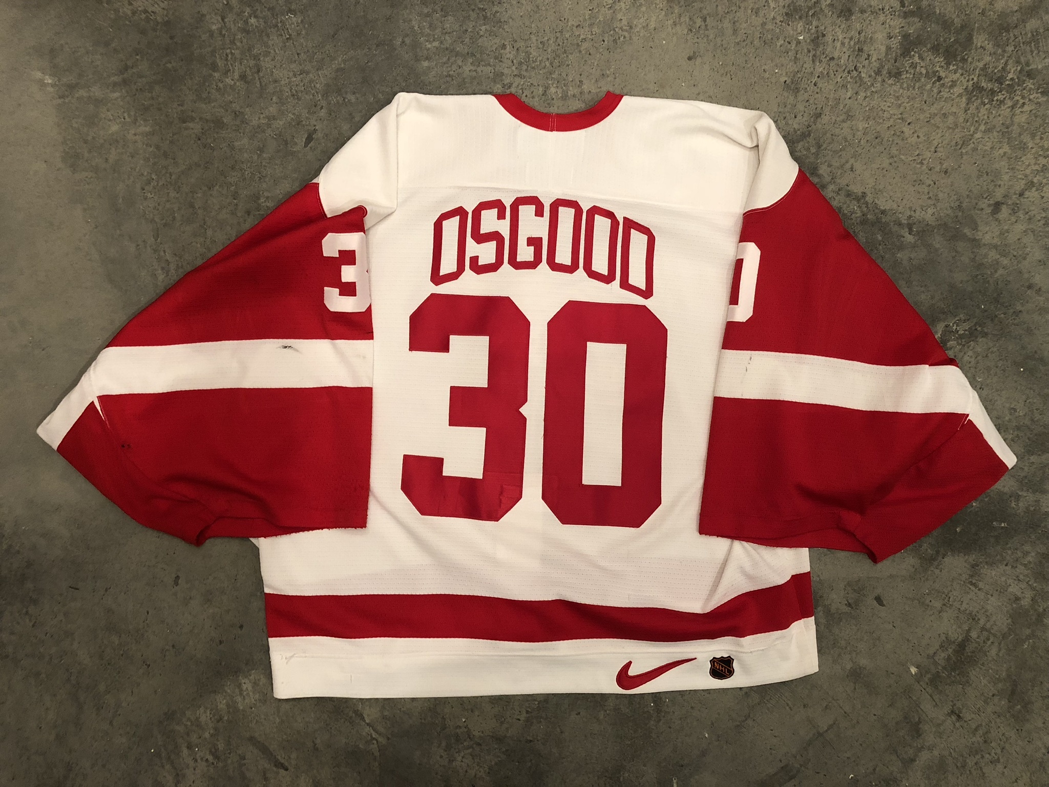 Chris Osgood Red Wings — Game Worn Goalie Jerseys