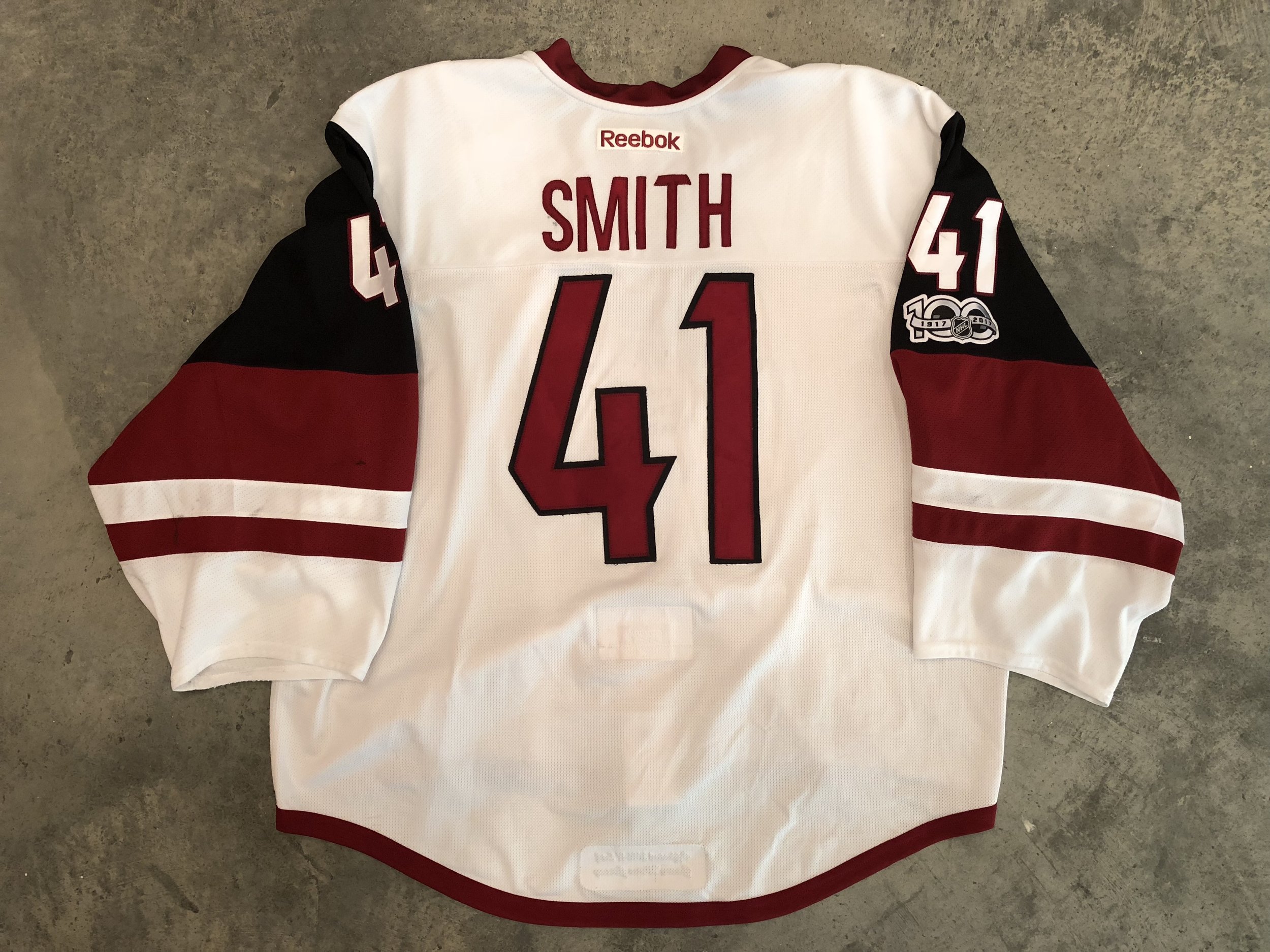 Mike Smith 2011-2012 Phoenix Coyotes Alternate Set Game Worn Jersey —  Desert Hockey Threads