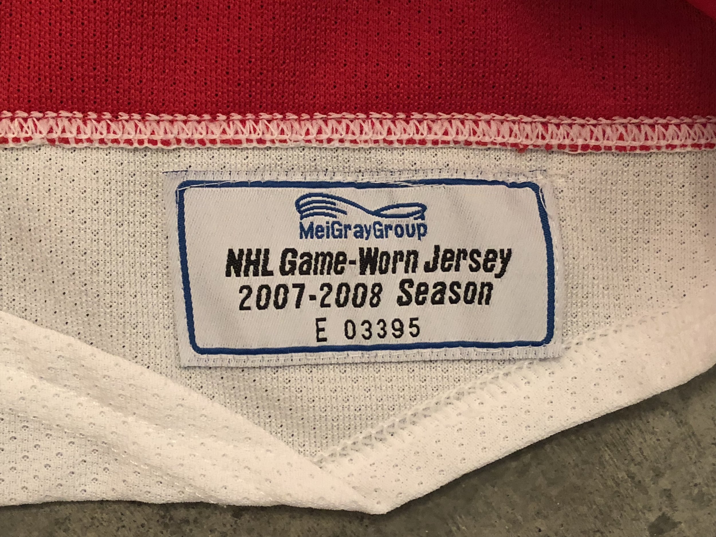 2008-09 Henrik Lundqvist New York Rangers Game Worn Jersey - 1st All Star  Season - Career Best 73 Games - Photo Match - Team Letter