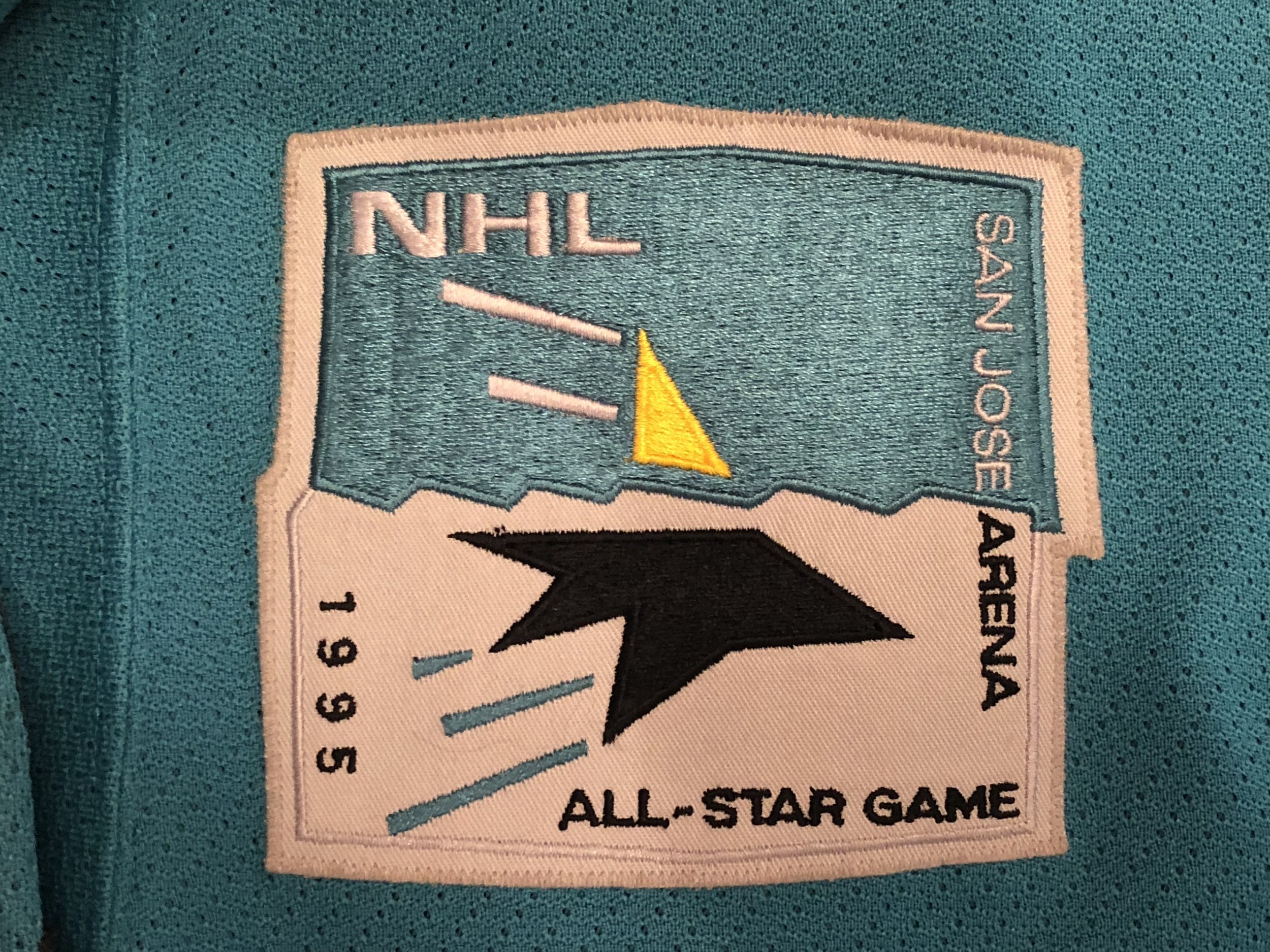 Jimmy Waite Sharks — Game Worn Goalie Jerseys