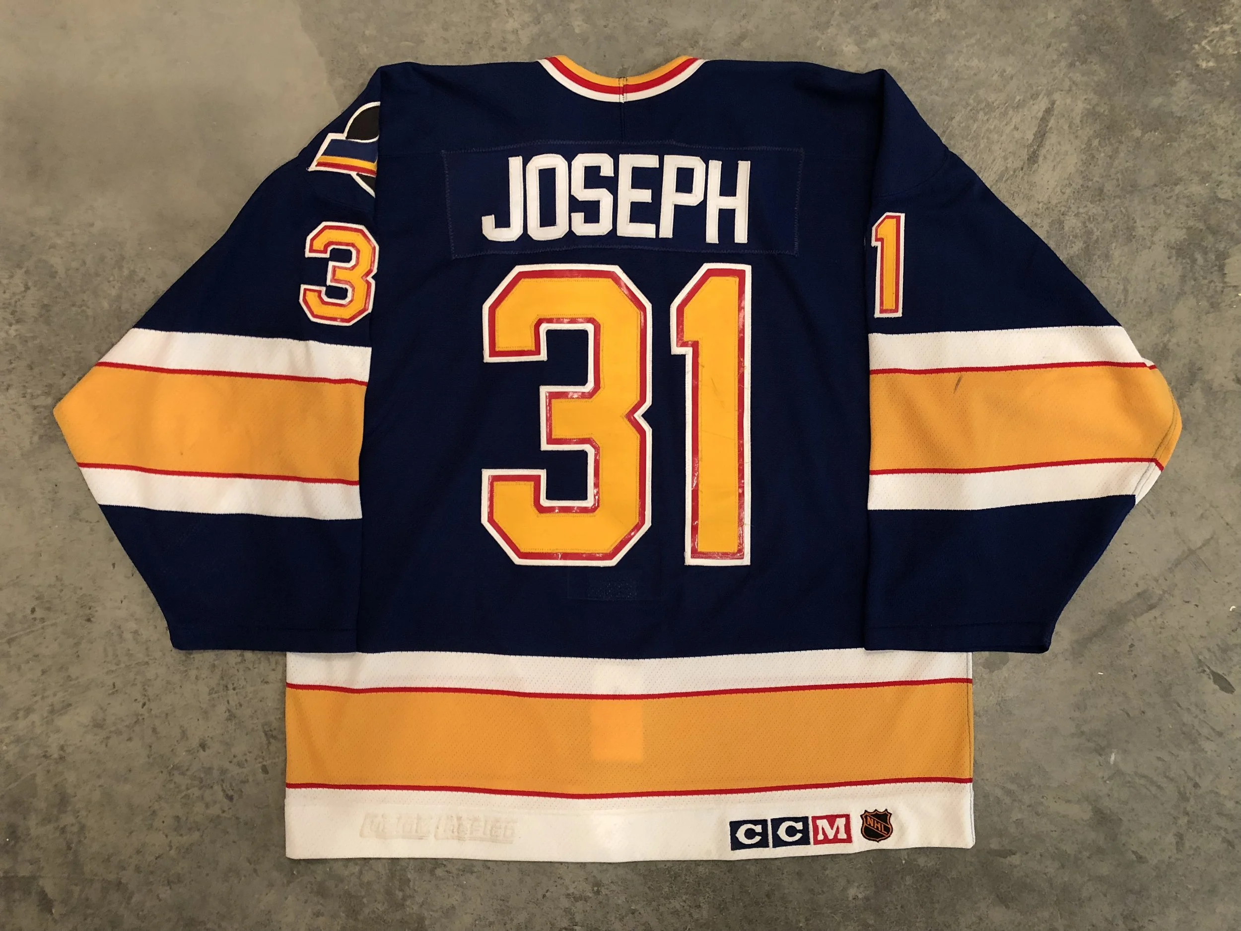 curtis joseph blues jersey