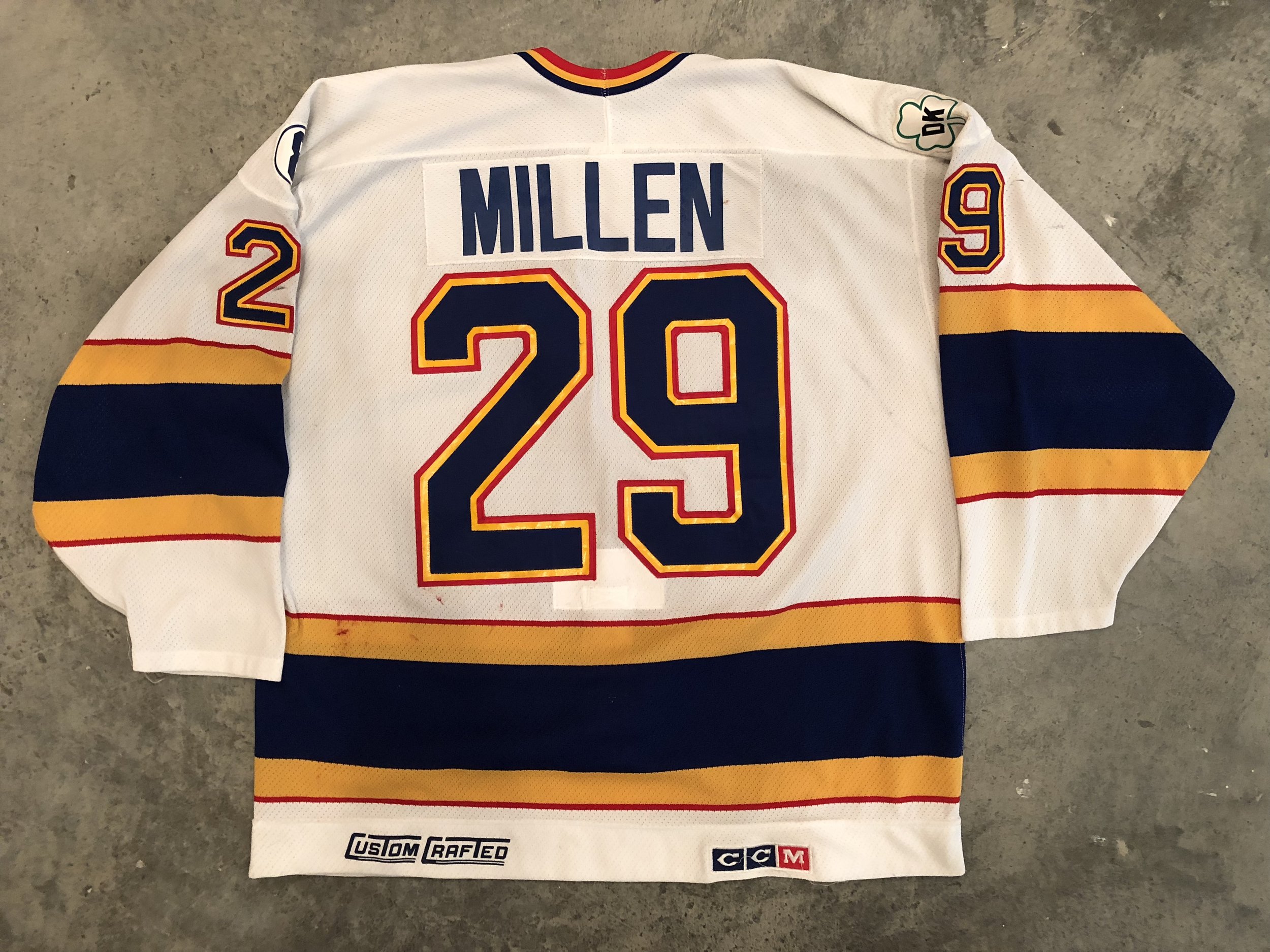 Greg Millen Blues — Game Worn Goalie Jerseys