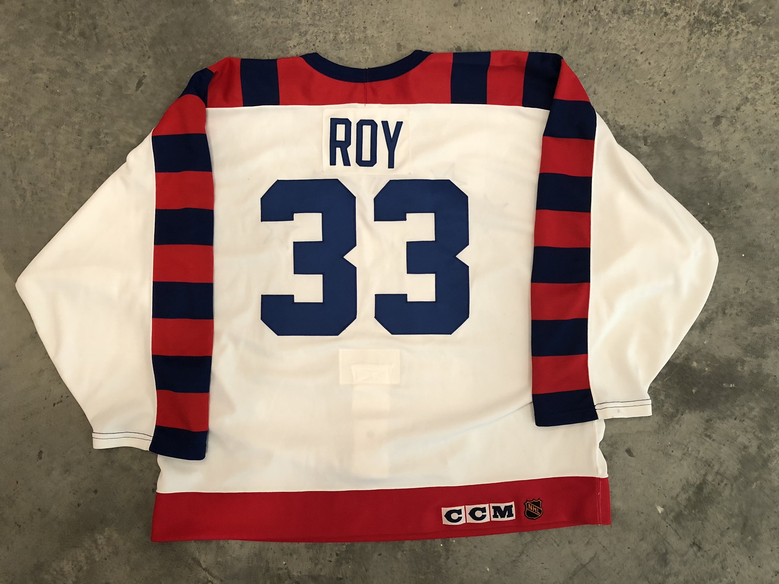 Patrick Roy Avalanche — Game Worn Goalie Jerseys