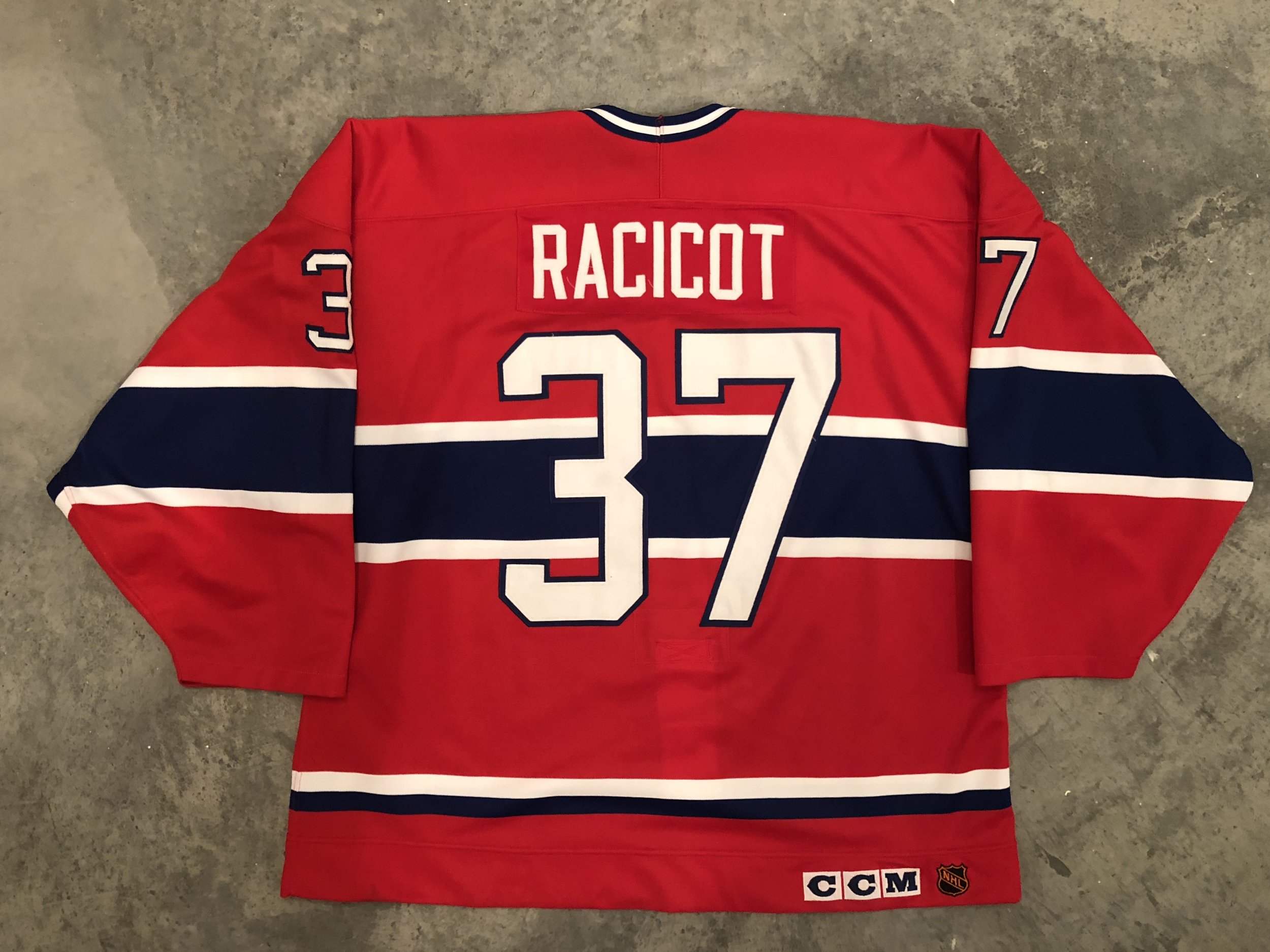 Andre Racicot SCF — Game Worn Goalie Jerseys