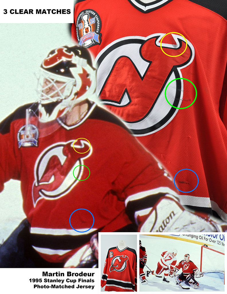Martin Brodeur Game Worn Devils Jersey for Sale : r/devils