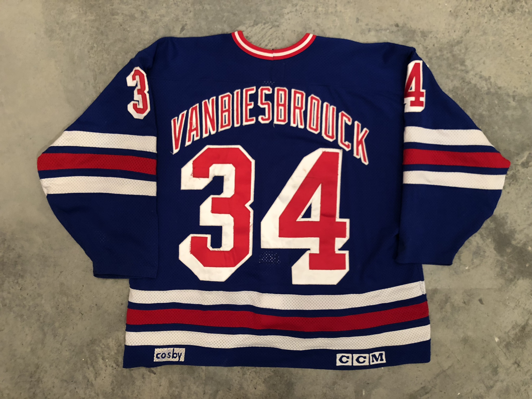 Vanbiesbrouck - 1994 AS — Game Worn Goalie Jerseys