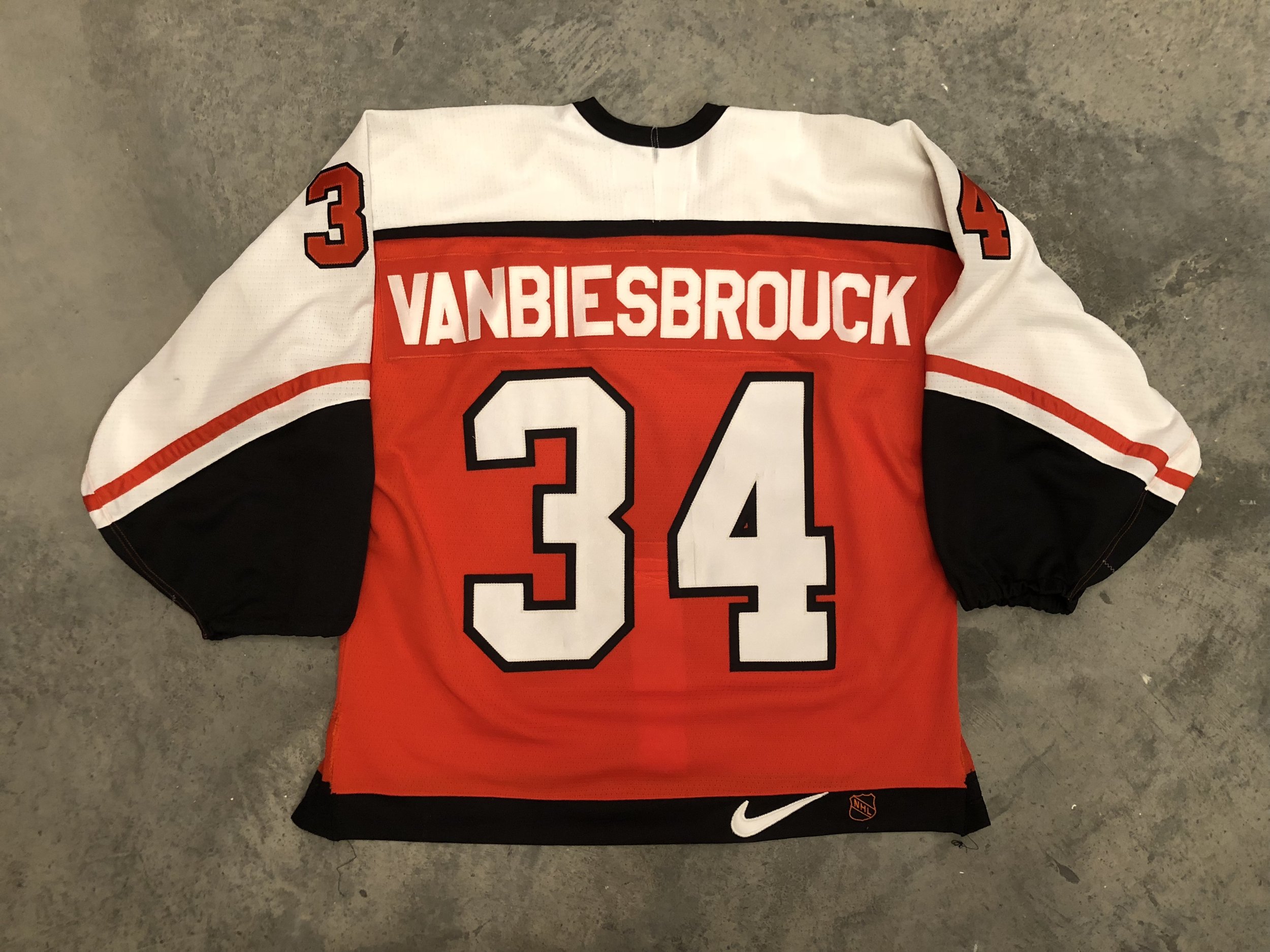Vanbiesbrouck — Game Worn Goalie Jerseys