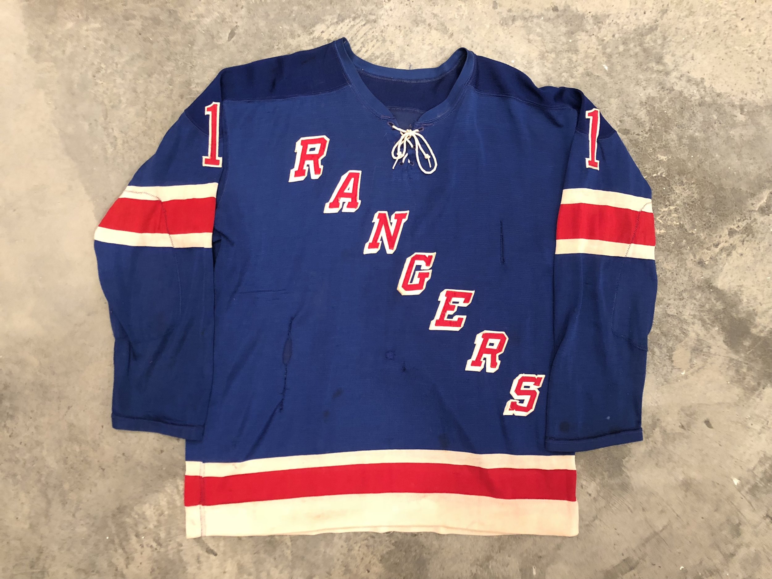 Eddie Giacomin 1972 New York Rangers Home Throwback NHL Hockey Jersey
