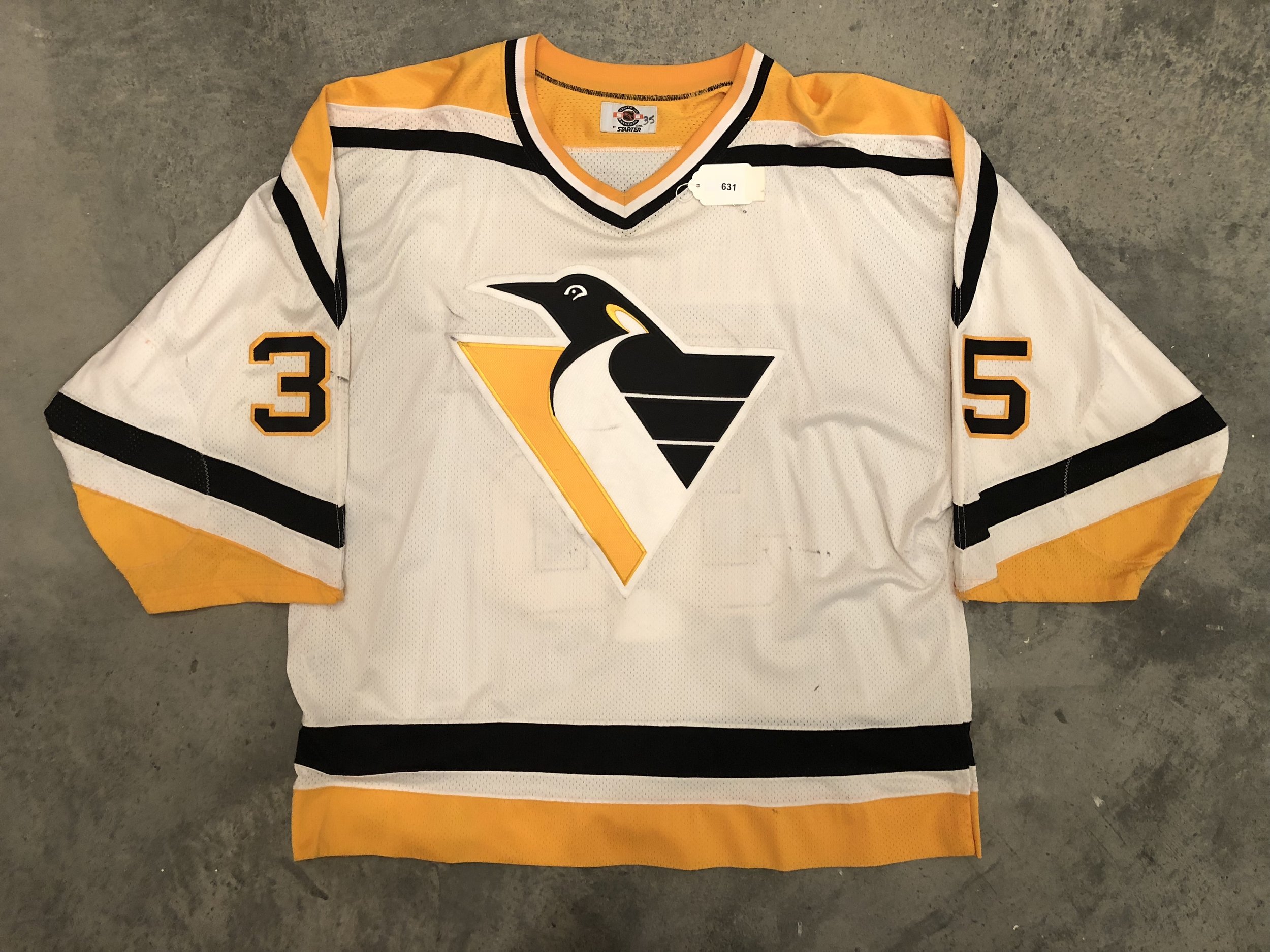Pittsburgh Penguins Starter Half Puck T-Shirt - White