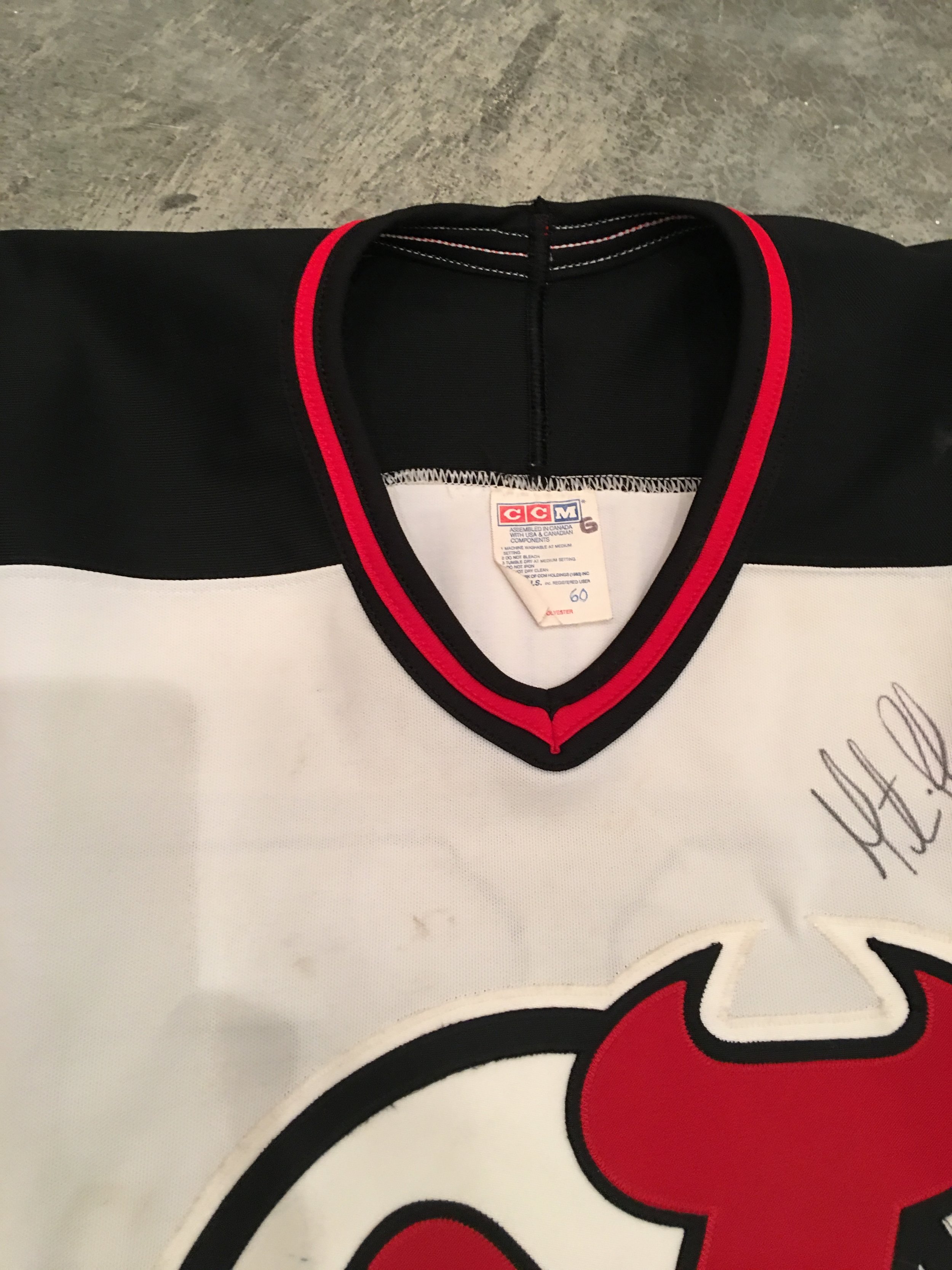 Martin Brodeur Game Worn Devils Jersey for Sale : r/devils